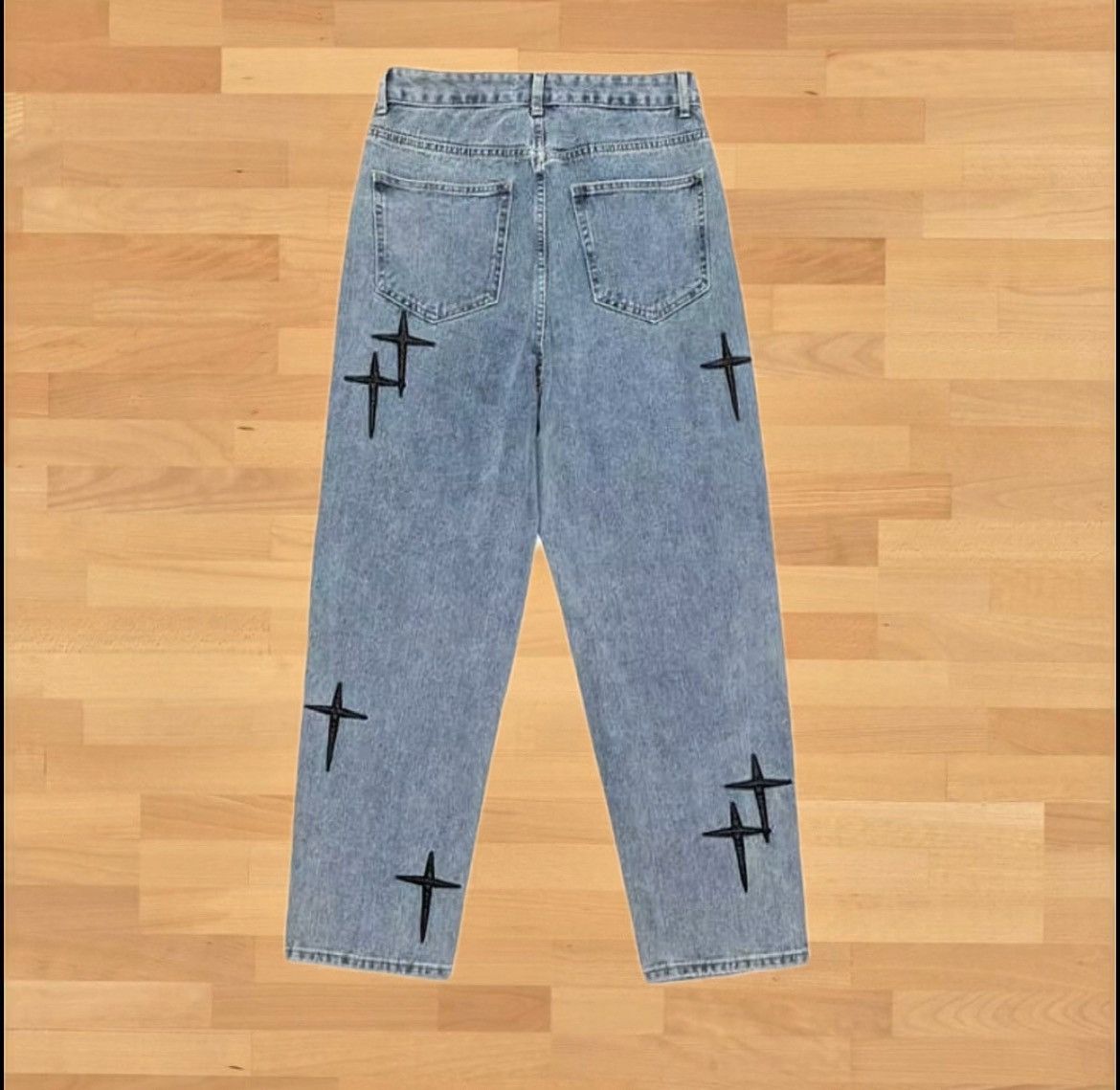 Other Straight loose ODM embroidered denims Size US 30 / EU 46 - 2 Thumbnail