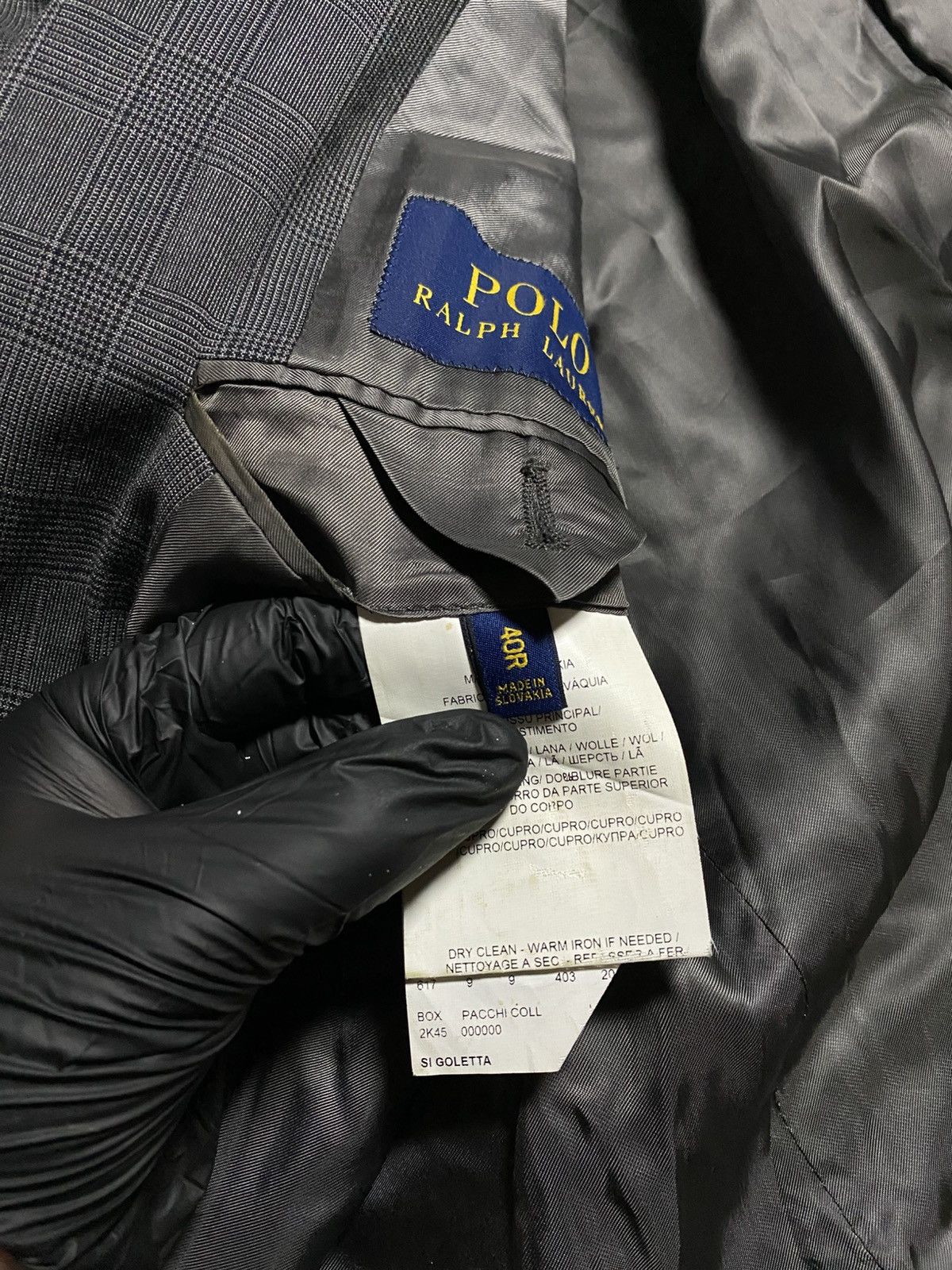 Polo Ralph Lauren Polo ralph lauren custom fit plaid blazer Size 40R - 6 Thumbnail