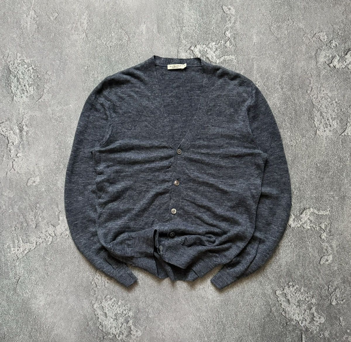 Designer × Suitsupply Suitsupply S linen button up cardigan sweater knitwear Size US S / EU 44-46 / 1 - 1 Thumbnail