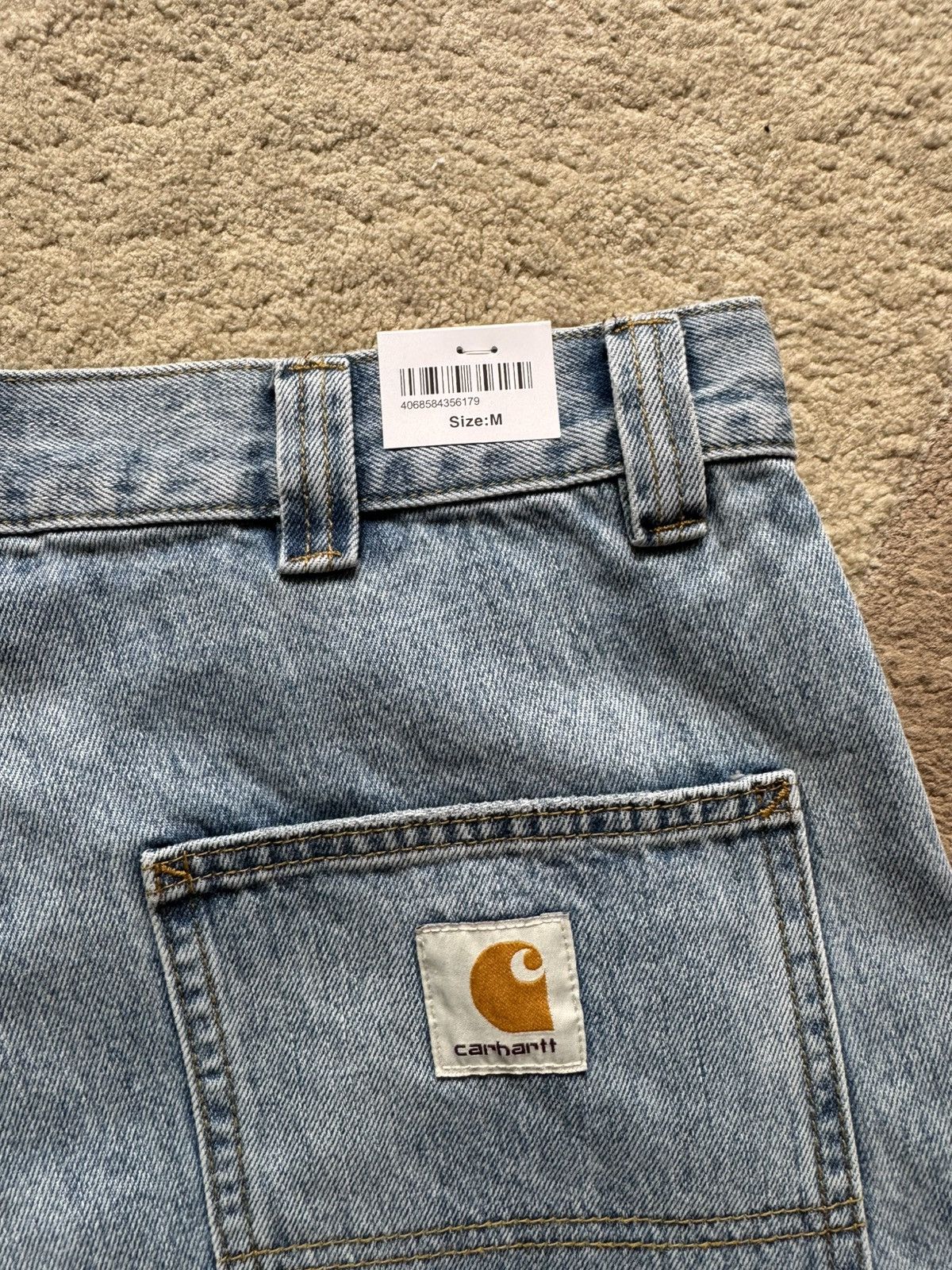 Carhartt Wip Carhartt Double Knee OG Pants Baggy Jeans New With Tags Blue Size US 32 / EU 48 - 4 Thumbnail