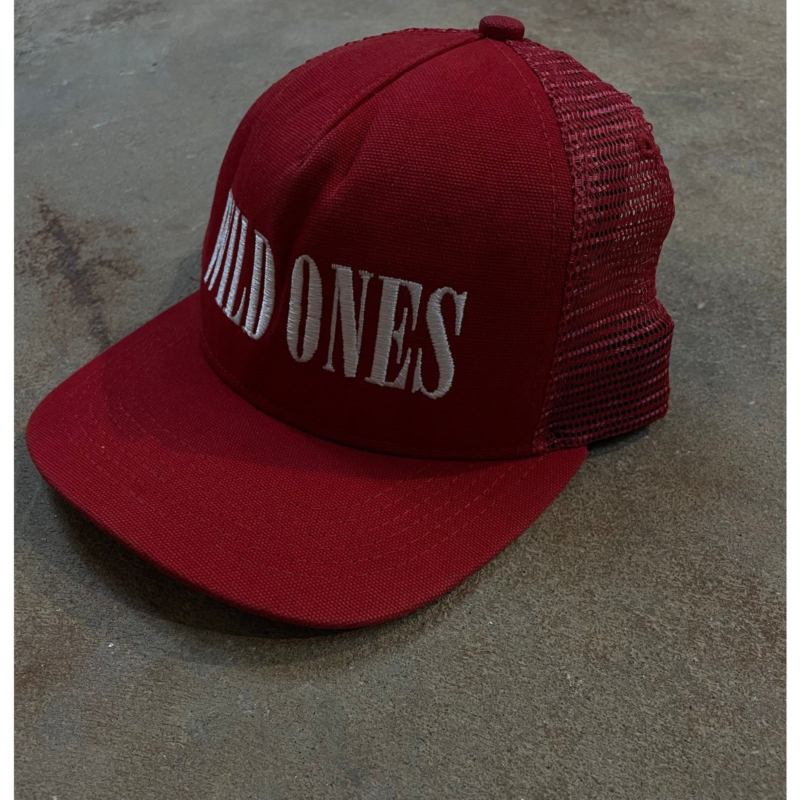 Amiri Amiri Wild Ones Trucker Red White Used OSFM Size ONE SIZE - 1 Thumbnail