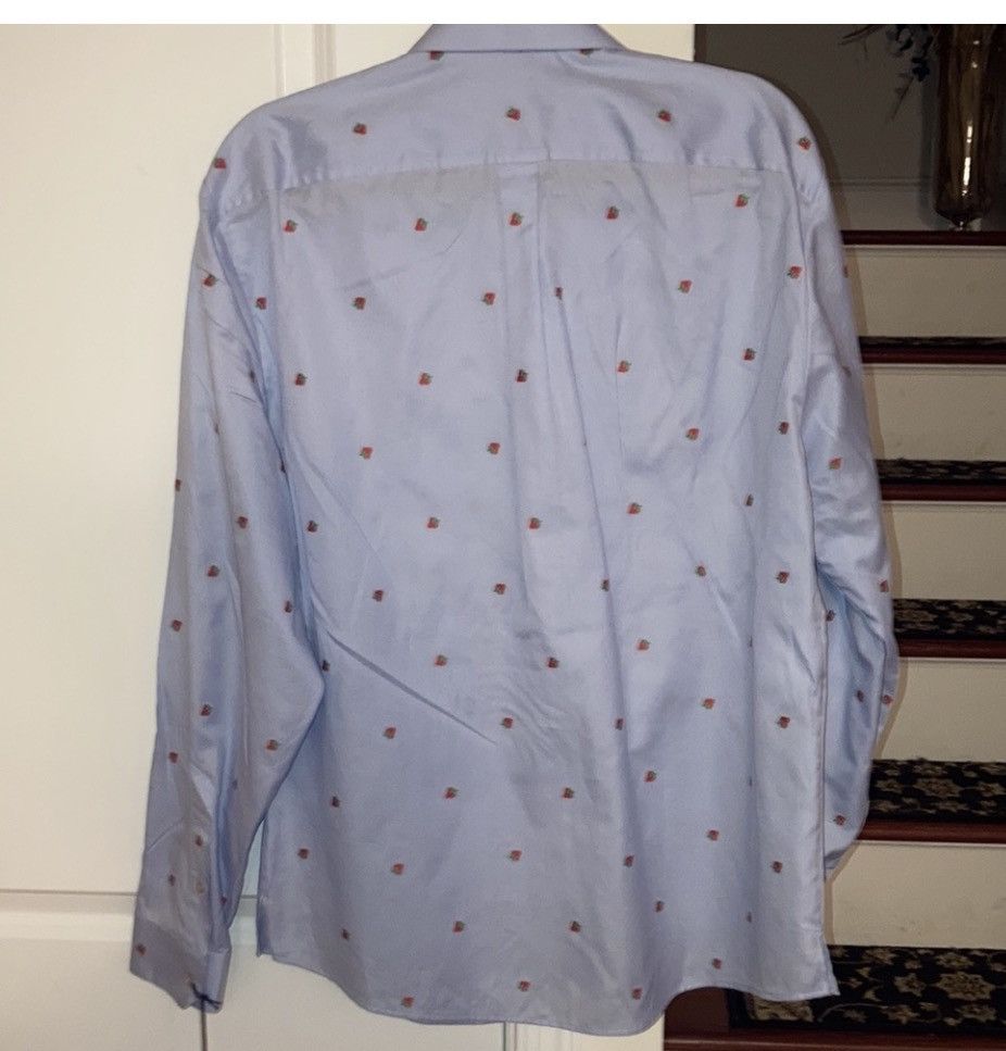 Gucci Gucci Strawberrry Printed Button Up Shirt Size XS / US 0-2 / IT 36-38 - 4 Thumbnail