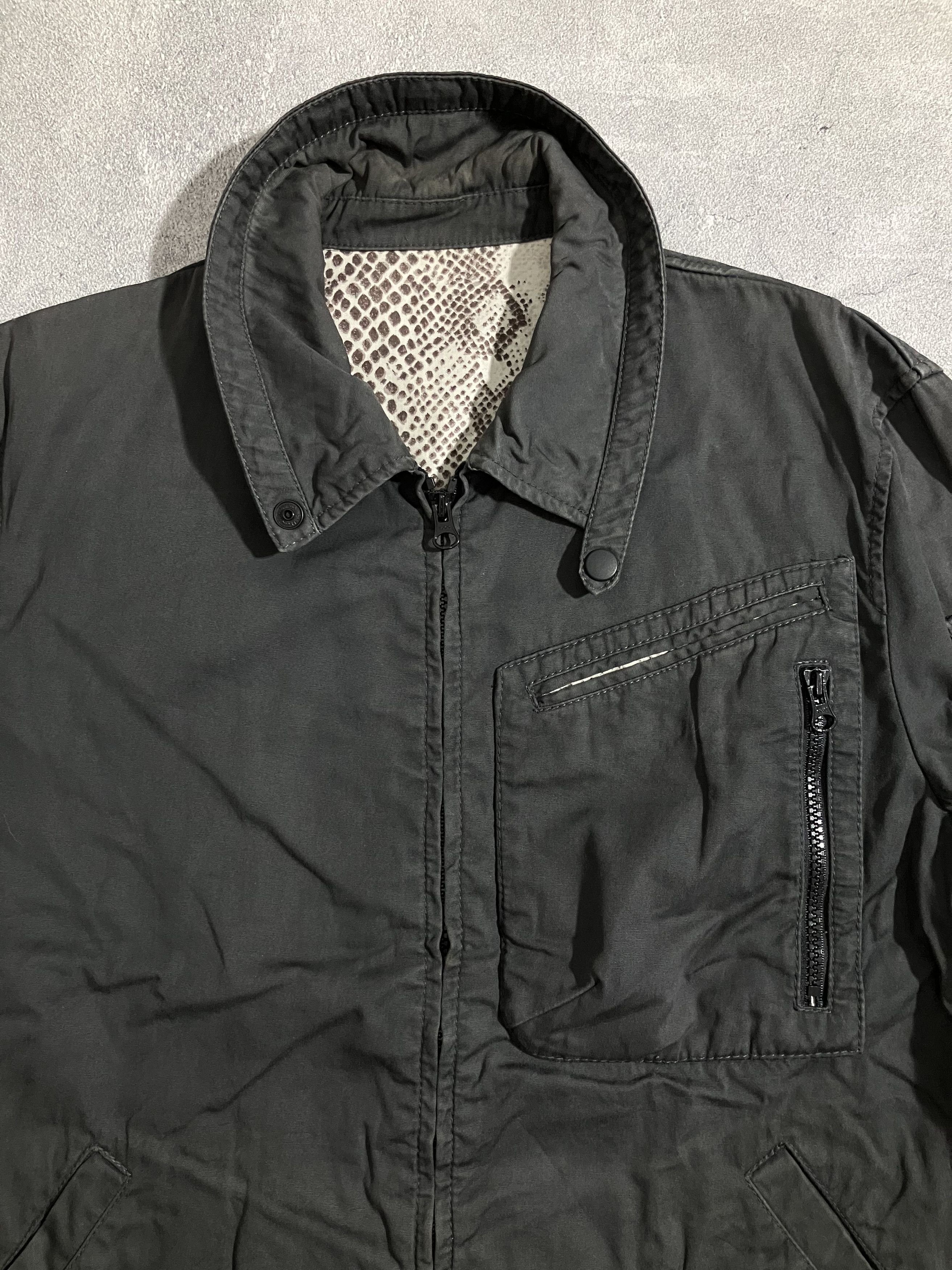 PPFM PPFM Double Zip 'Snake Skin' Moto Jacket Size US L / EU 52-54 / 3 - 3 Thumbnail