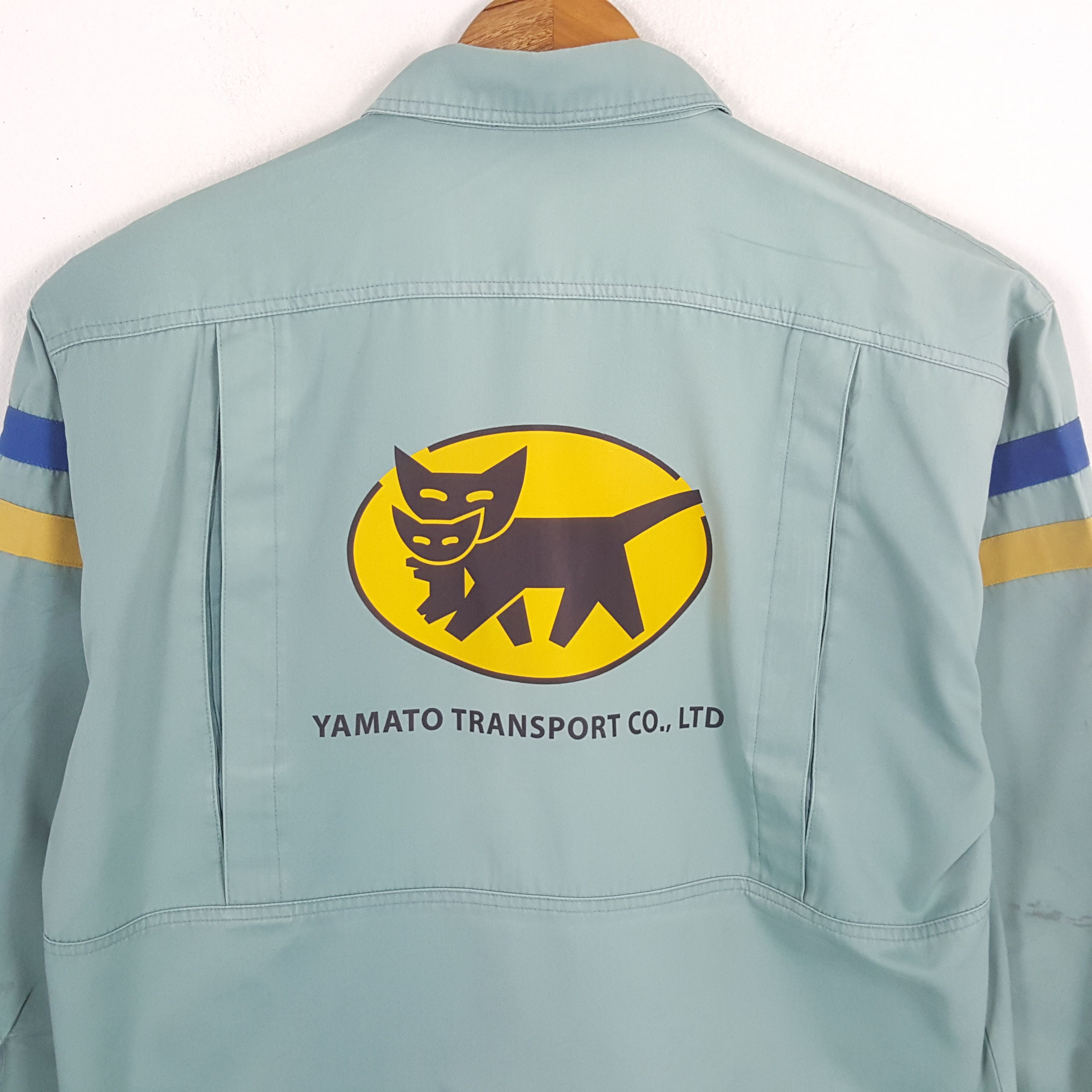 Vintage Vintage YAMATO TRANSPORT Japanese Racing Custom Jacket Size US L / EU 52-54 / 3 - 2 Thumbnail