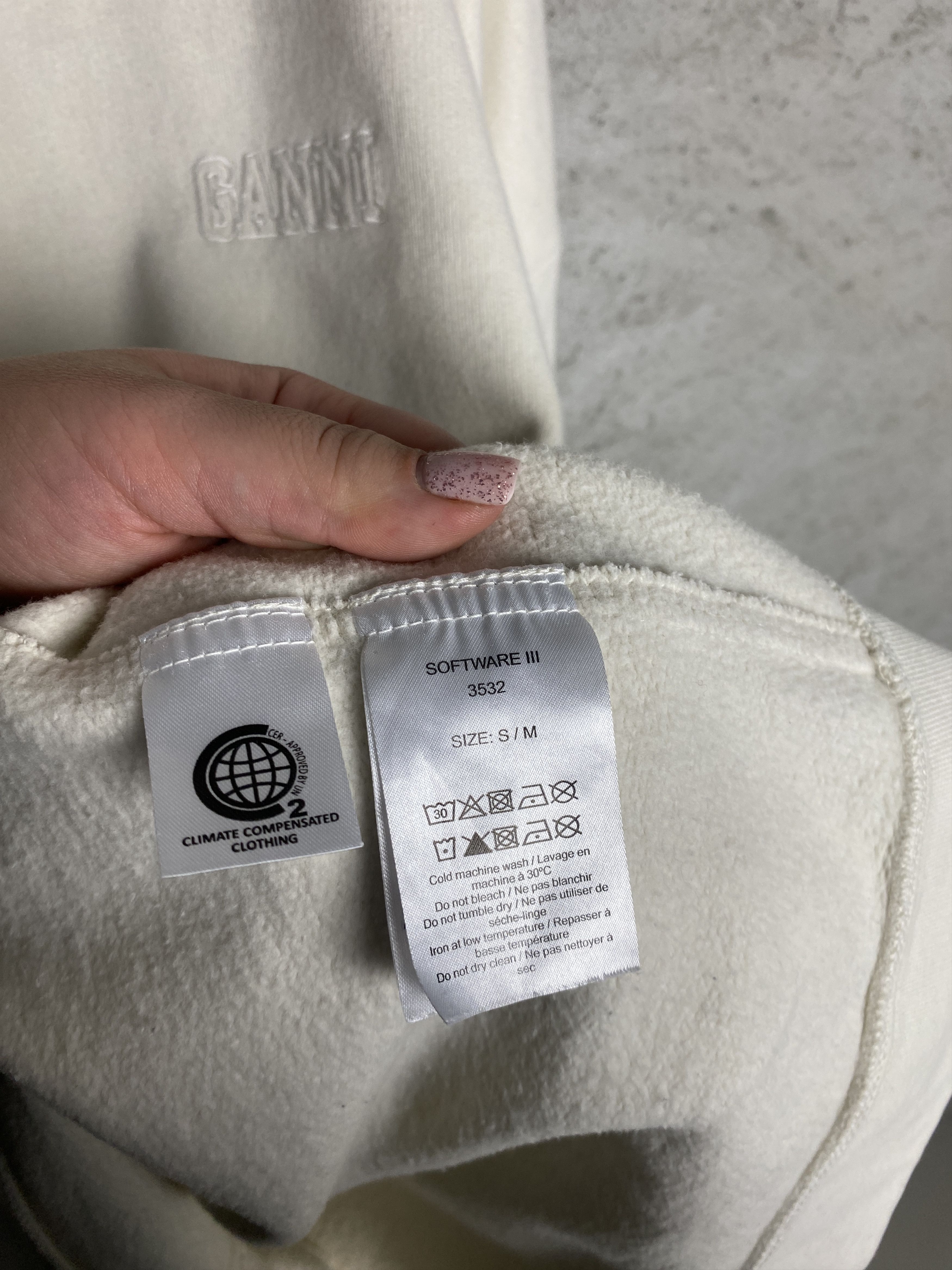 Ganni Ganni small logo crewneck sweatshirt casual tunic Size M / US 6-8 / IT 42-44 - 5 Thumbnail