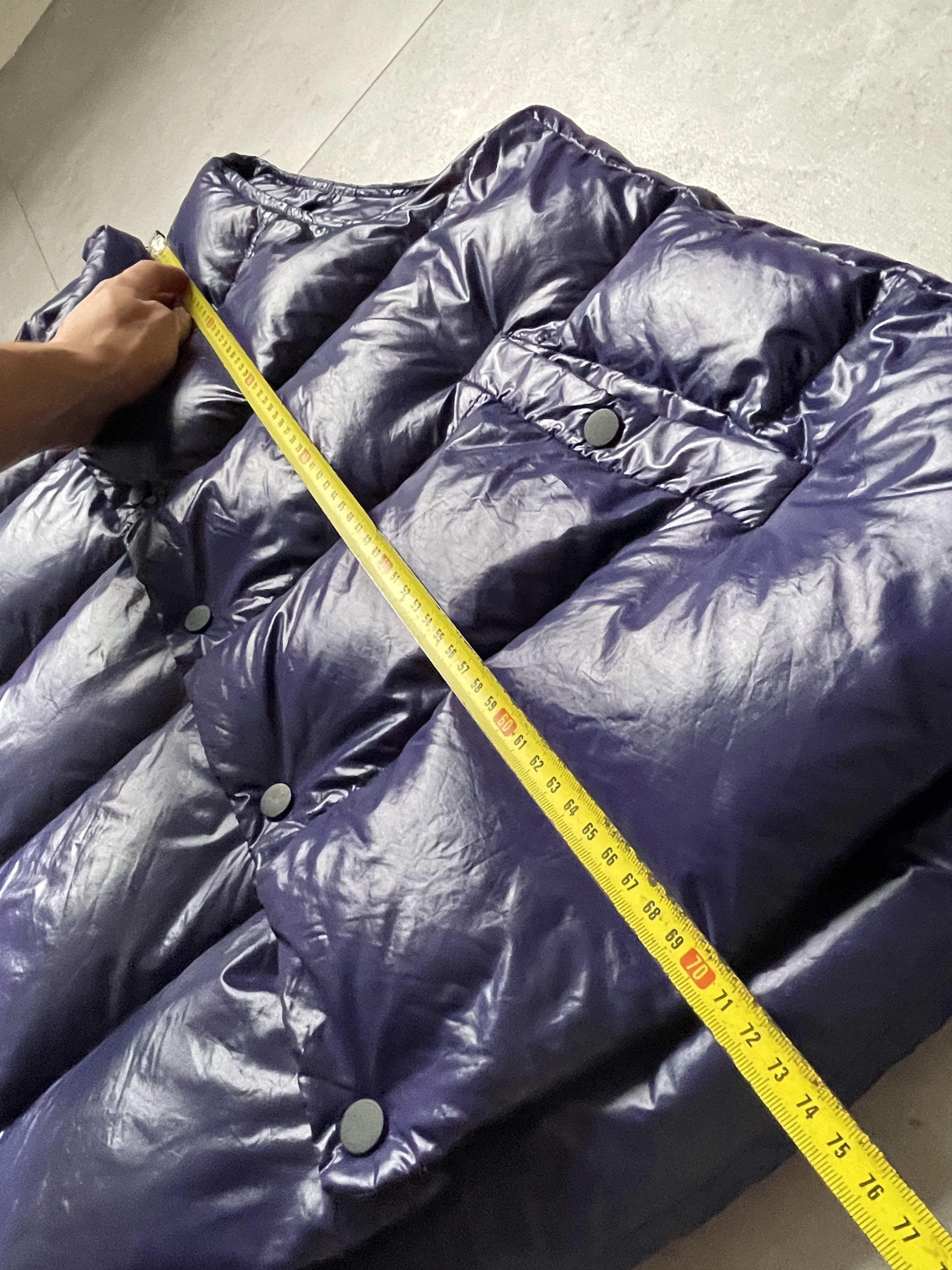 Swagger MONCLER TYPE SHINY PURPLE PUFFER VEST Size US XL / EU 56 / 4 - 4 Thumbnail