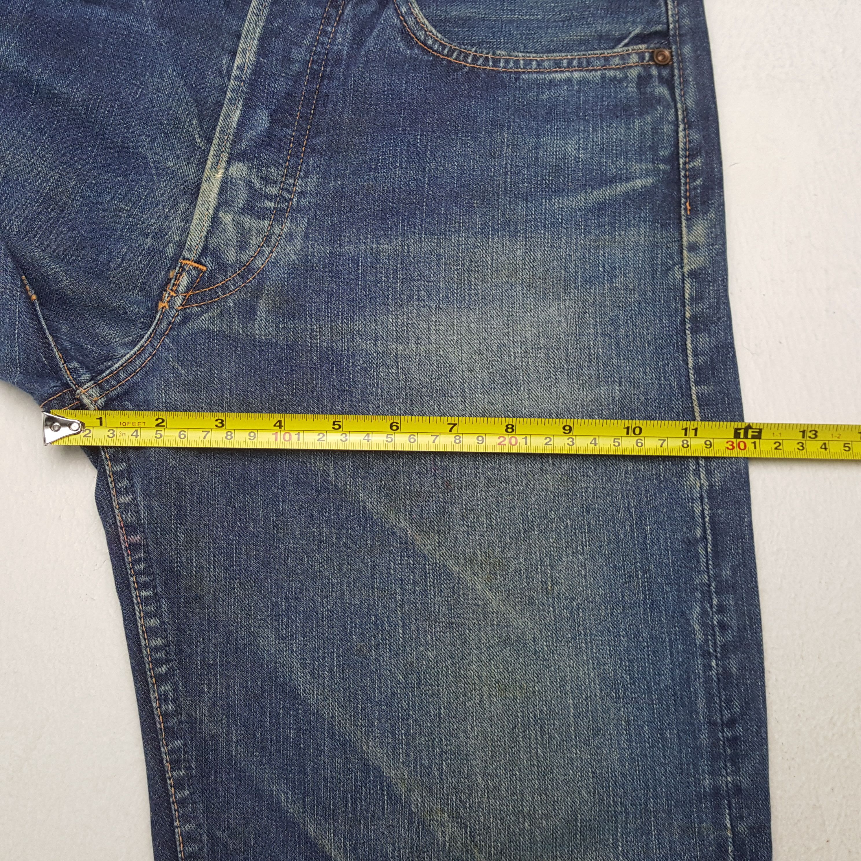 Vintage Head Light Japanese Streetwear Style Jeans RR13 Size US 30 / EU 46 - 8 Thumbnail