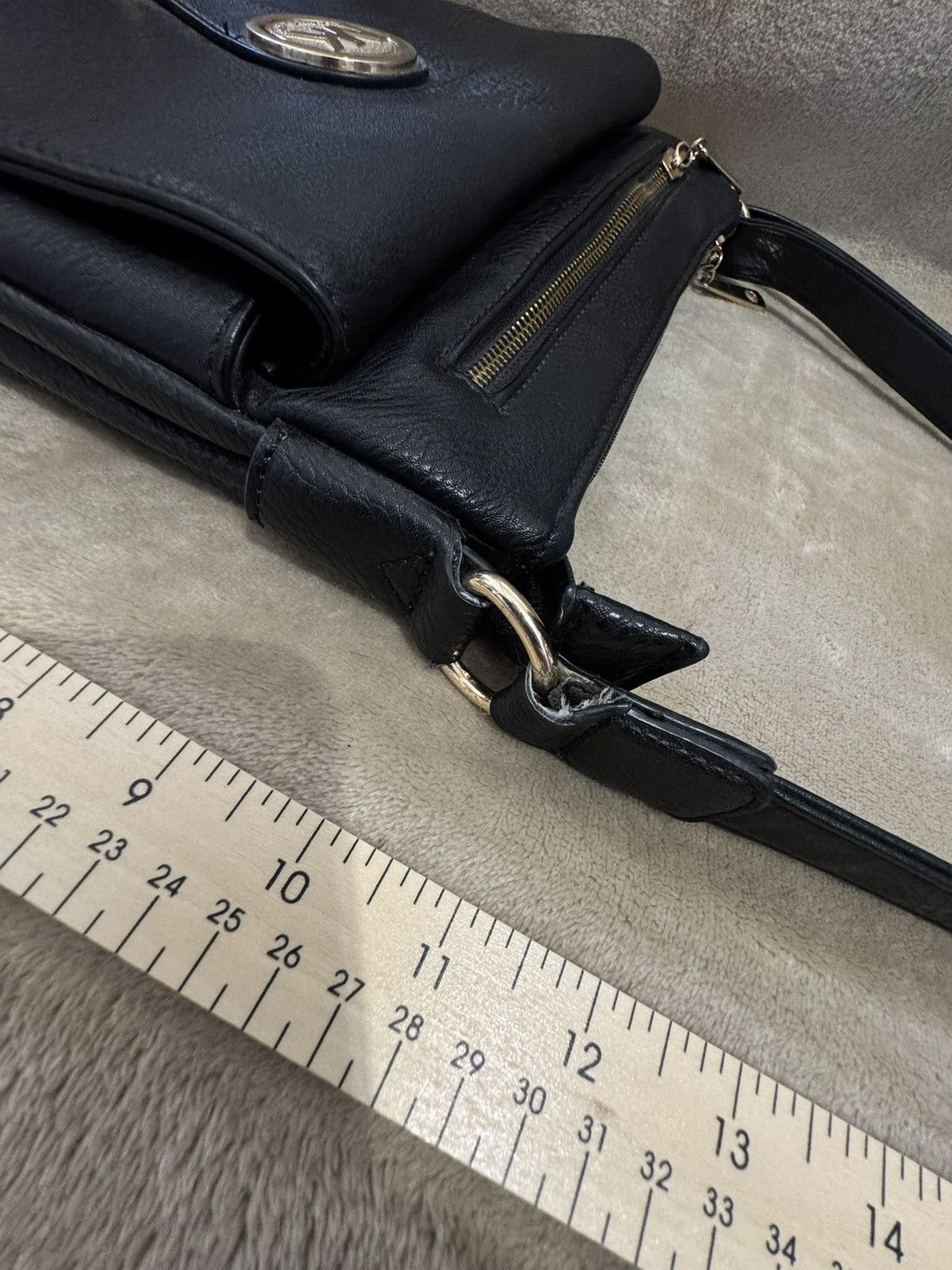 Michael Kors Michael Kors Women’s black leather shoulder cross body bag Size ONE SIZE - 11 Thumbnail