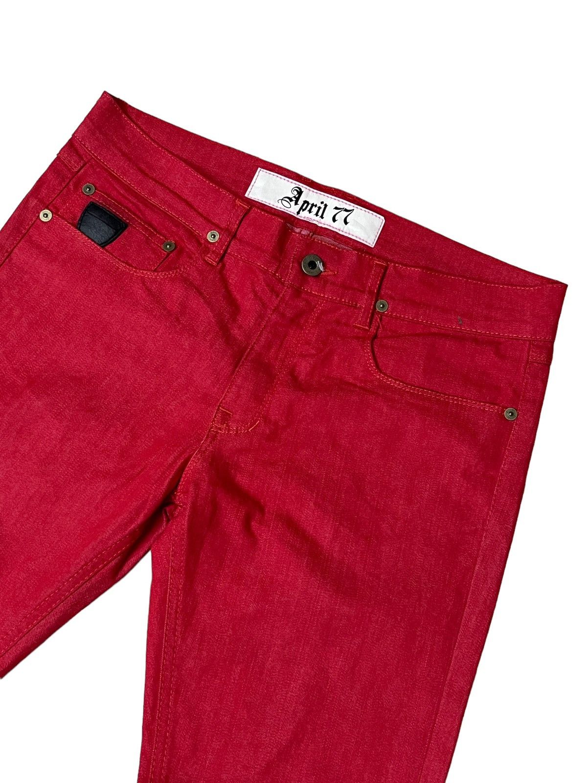April 77 APRIL 77 JOEY COLORDRIVE SLIM FIT JEANS Size US 31 - 3 Thumbnail