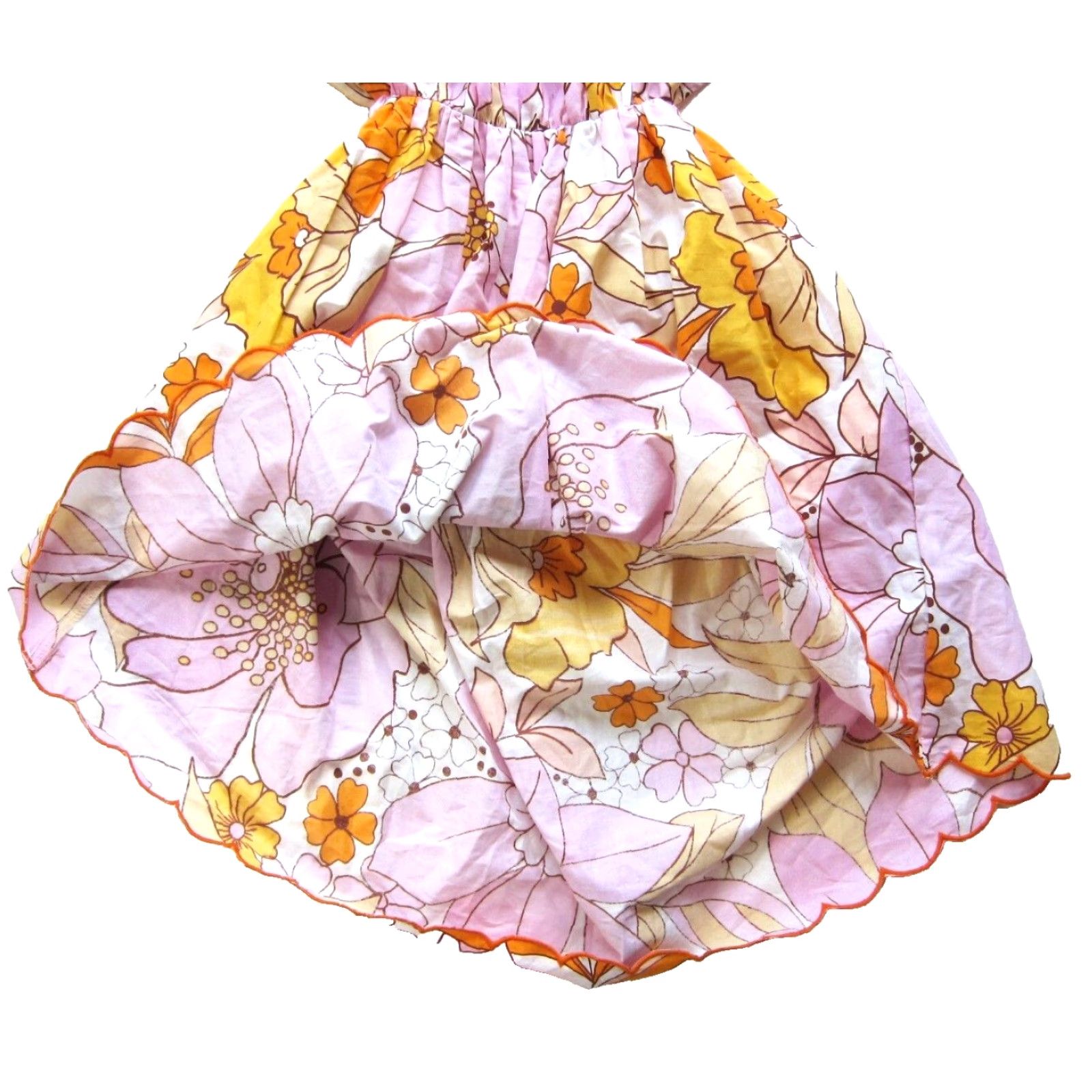 Asos ASOS Dress Floral Cotton Fit Flare Open Back 6 Womens Size M / US 6-8 / IT 42-44 - 6 Thumbnail