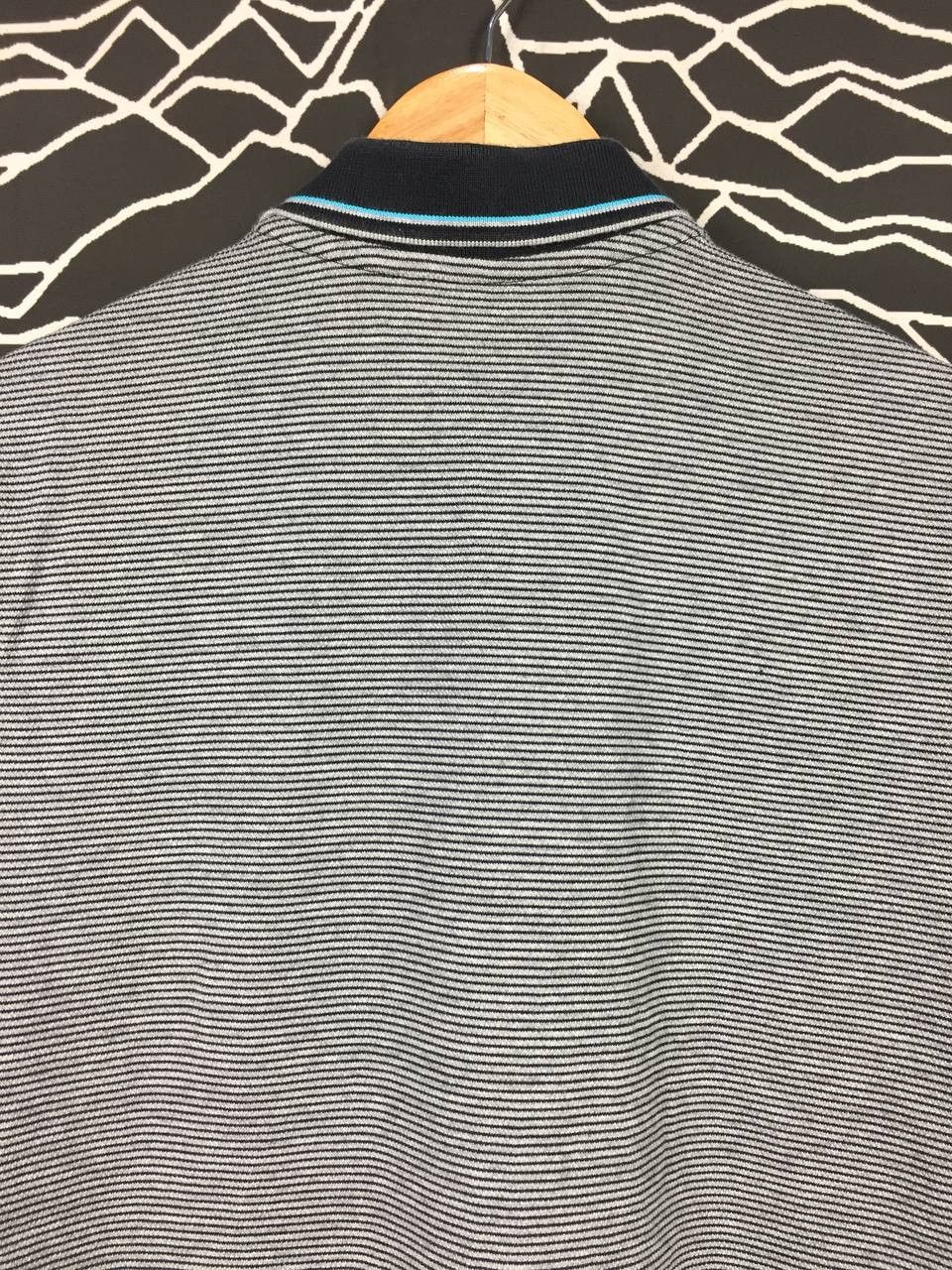 Japanese Brand × Uniqlo Uniqlo Casual Essential Striped Twin Tipped Polo Tee Size US M / EU 48-50 / 2 - 6 Thumbnail