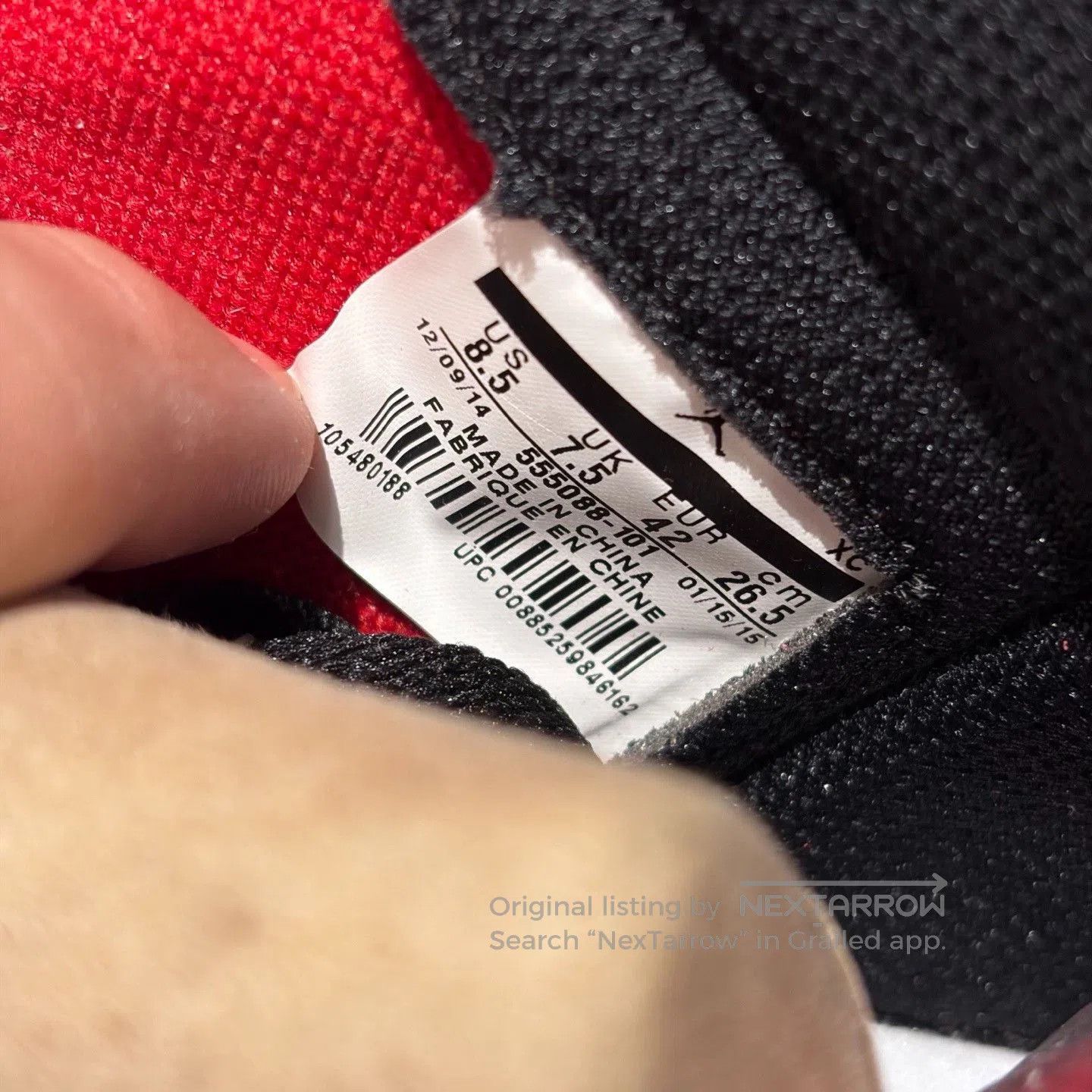 Jordan Brand Air Jordan 1 Retro Chicago 2015. Size US 9 / EU 42 - 5 Thumbnail
