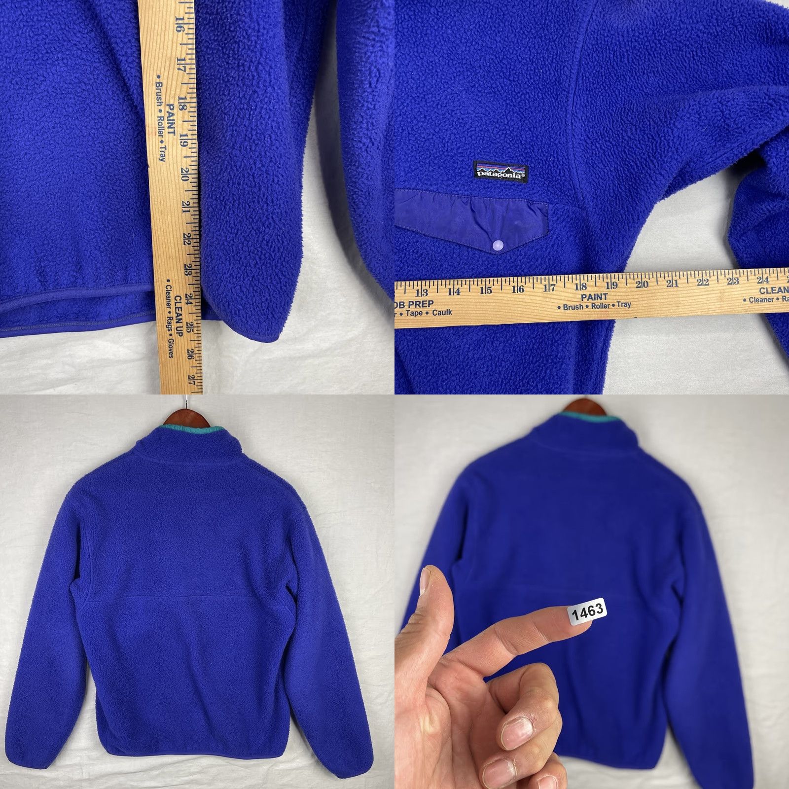 Patagonia VINTAGE Patagonia Snap-T Jacket Mens Small Synchilla Fleece Purple USA Size US S / EU 44-46 / 1 - 8 Thumbnail