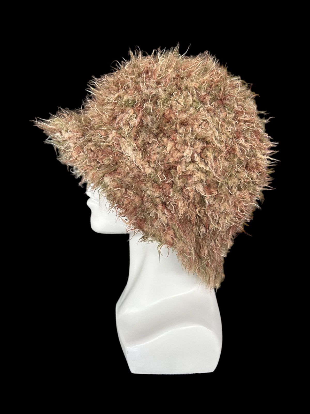 Japanese Brand × Kapital × Vintage Japanese Style Mohawk Mohair Fur Big Hats Rare☠️☠️🎌 Size ONE SIZE - 4 Thumbnail