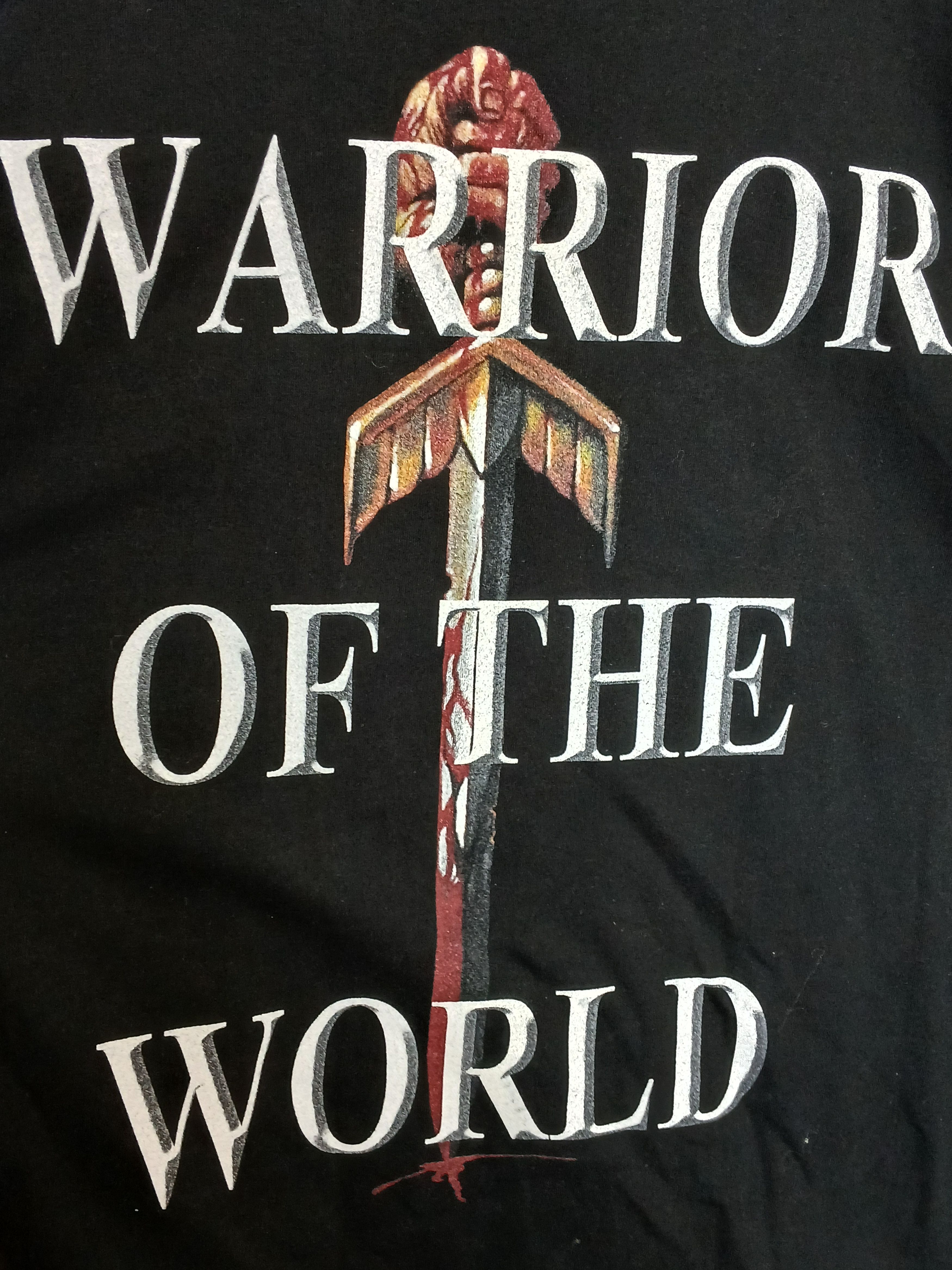 Band Tees Manowar Warrior Of The World T-Shirt Size US XL / EU 56 / 4 - 4 Thumbnail