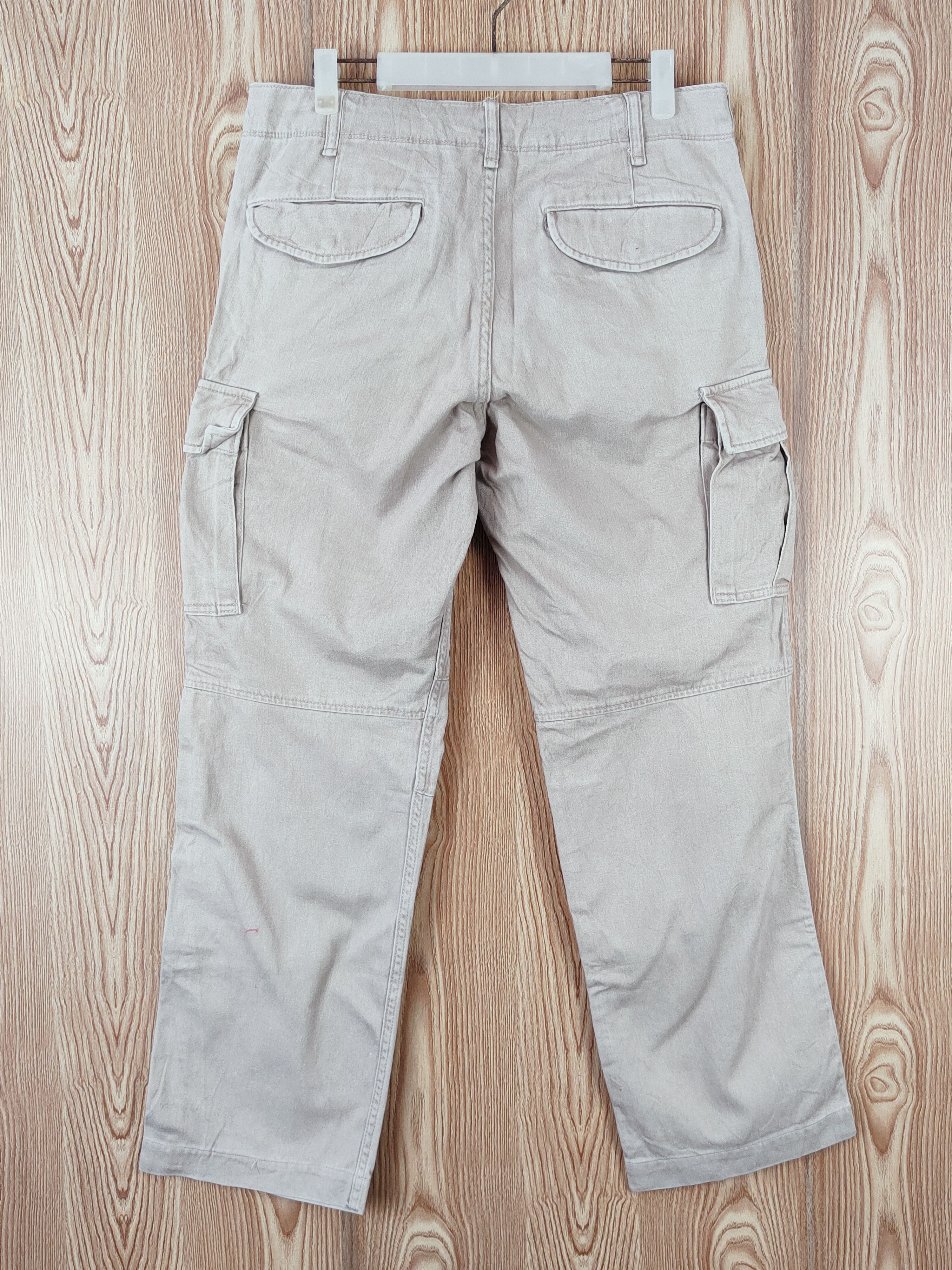 Japanese Brand Uniqlo Cream Multipocket Tactical Cargo Pants #W897 Size US 31 - 7 Thumbnail