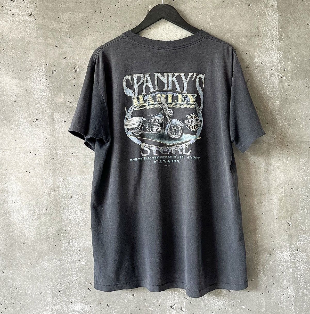 Harley Davidson VINTAGE 90s THRASHED Harley Davidson Shirt Size US XL / EU 56 / 4 - 4 Thumbnail