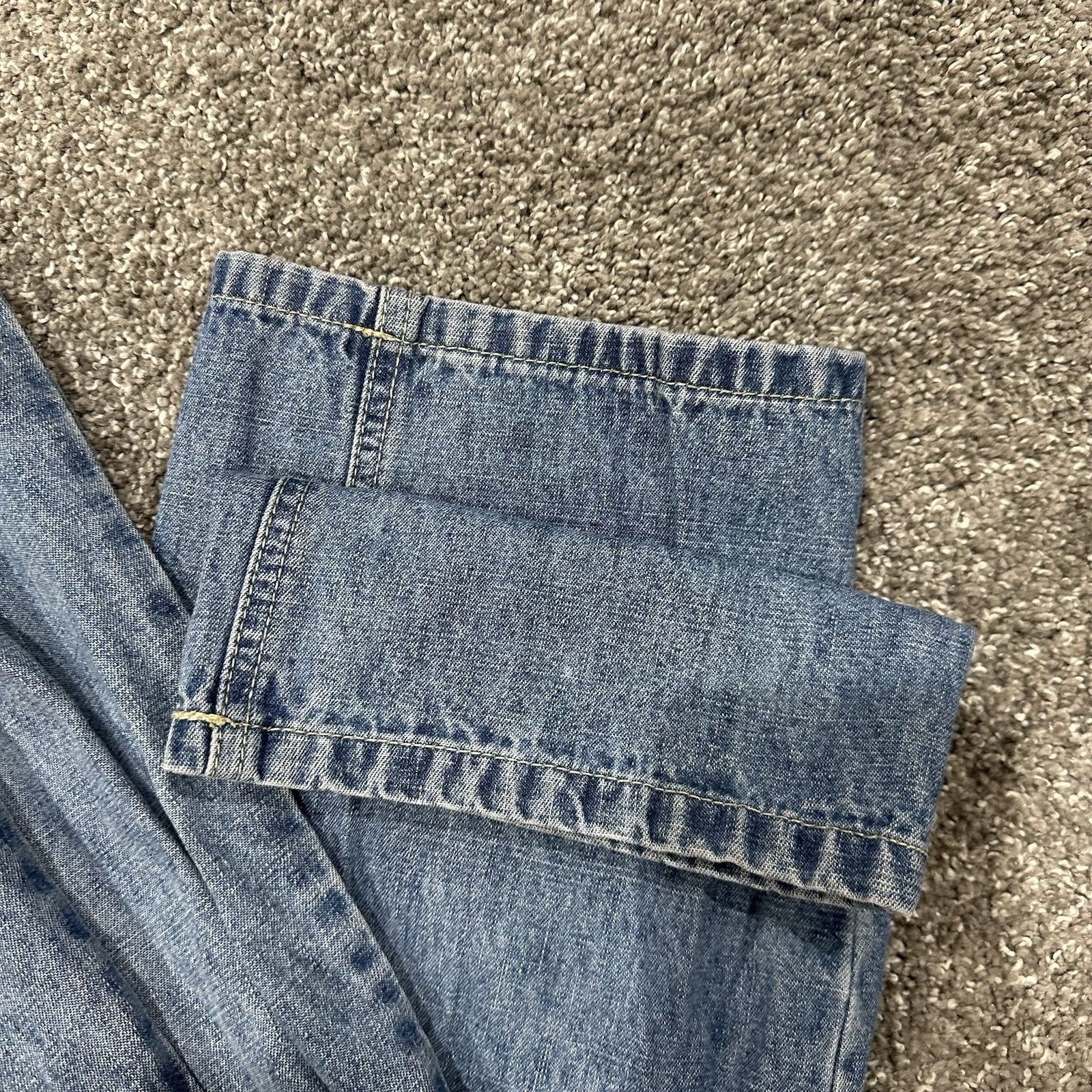 Tommy Hilfiger Vtg Tommy Hilfiger Womens Jean Size 14 USA Flag Graphic Blue Size 36" / US 14 / IT 50 - 2 Thumbnail
