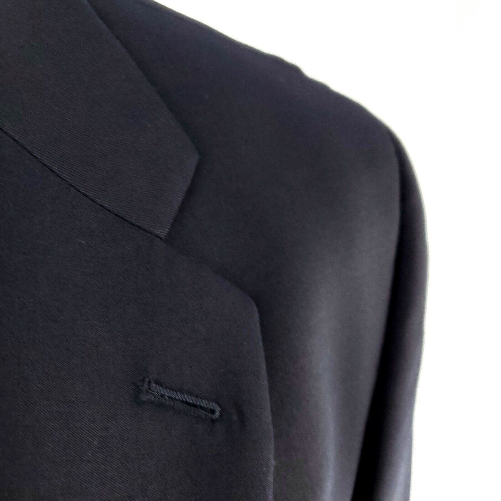 Joseph & Feiss Joseph & Feiss Gold Wool 2 Button Blazer 40R Blue Size 40R - 2 Thumbnail