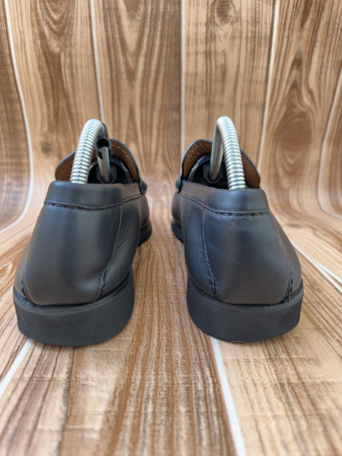Ermenegildo Zegna × Z Zegna Ermenegildo Zegna Black Leather Penny Loafers Size US 10 / EU 43 - 9 Thumbnail