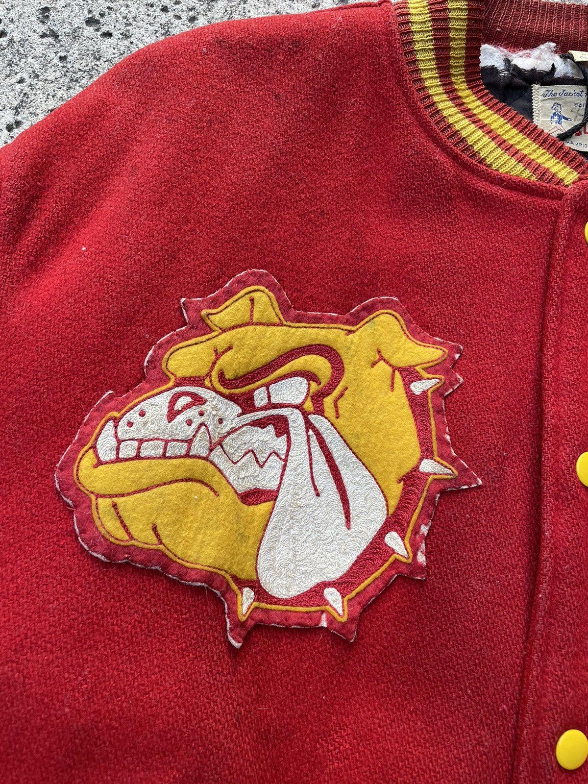Vintage Vintage 80s letterman jacket Size US L / EU 52-54 / 3 - 3 Thumbnail