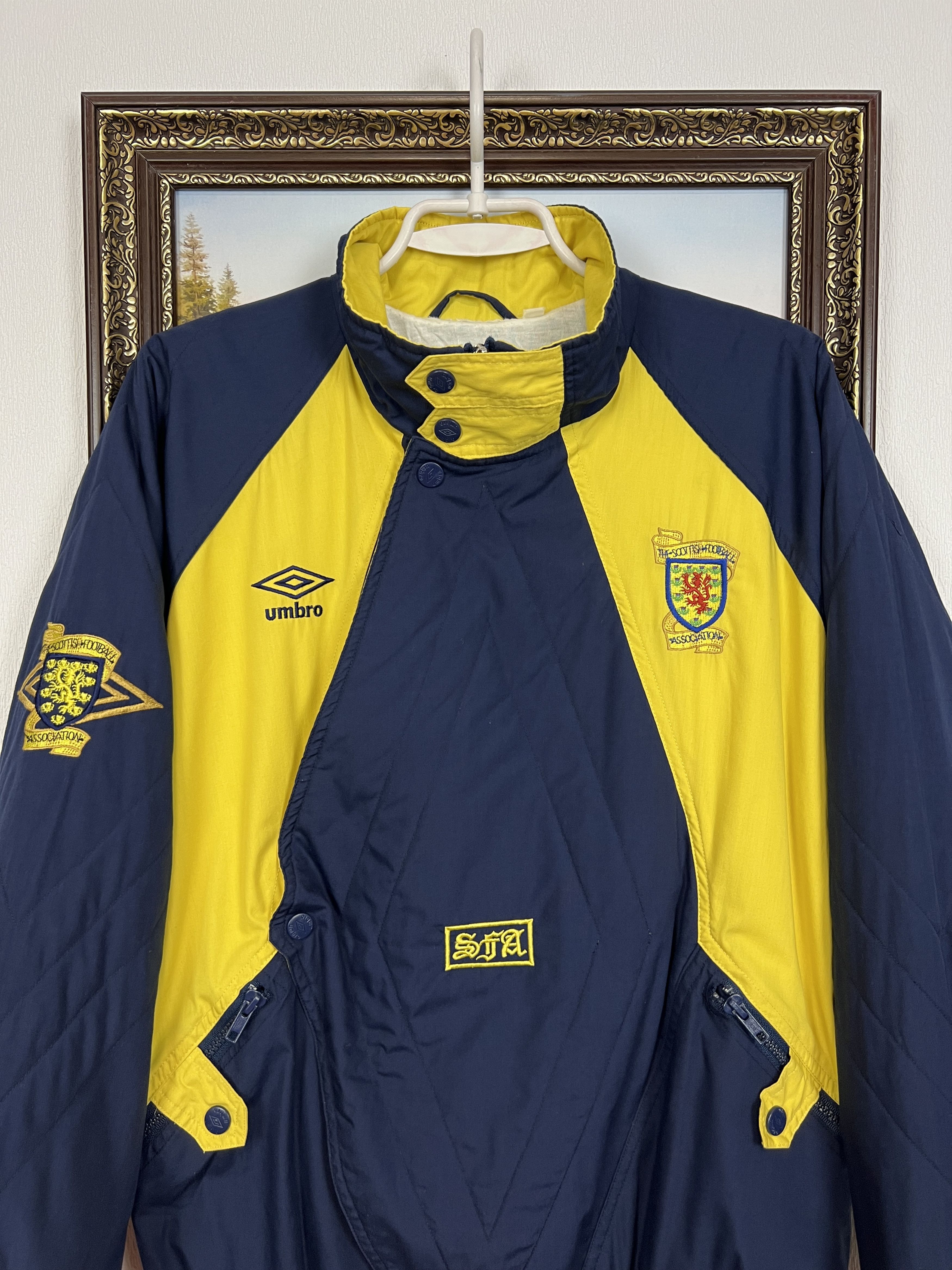Umbro Vintage Umbro Scotland Football Train Jacket Track Size US M / EU 48-50 / 2 - 2 Thumbnail