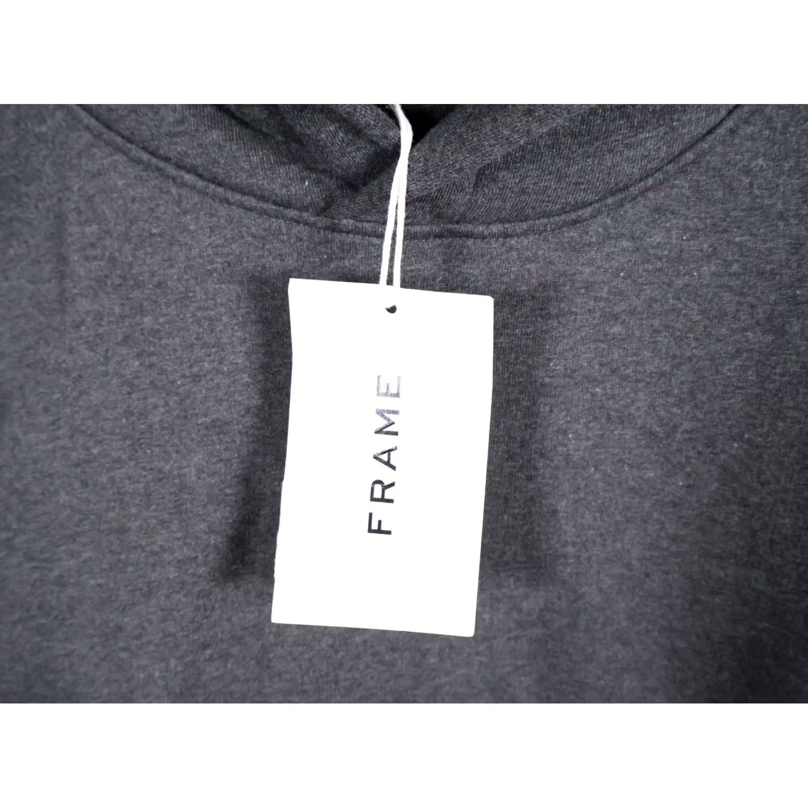 Frame FRAME Hoodie Men’s Medium Dark Gray Unworn with Tags Gris Melange Sweatshirt Size US M / EU 48-50 / 2 - 4 Thumbnail