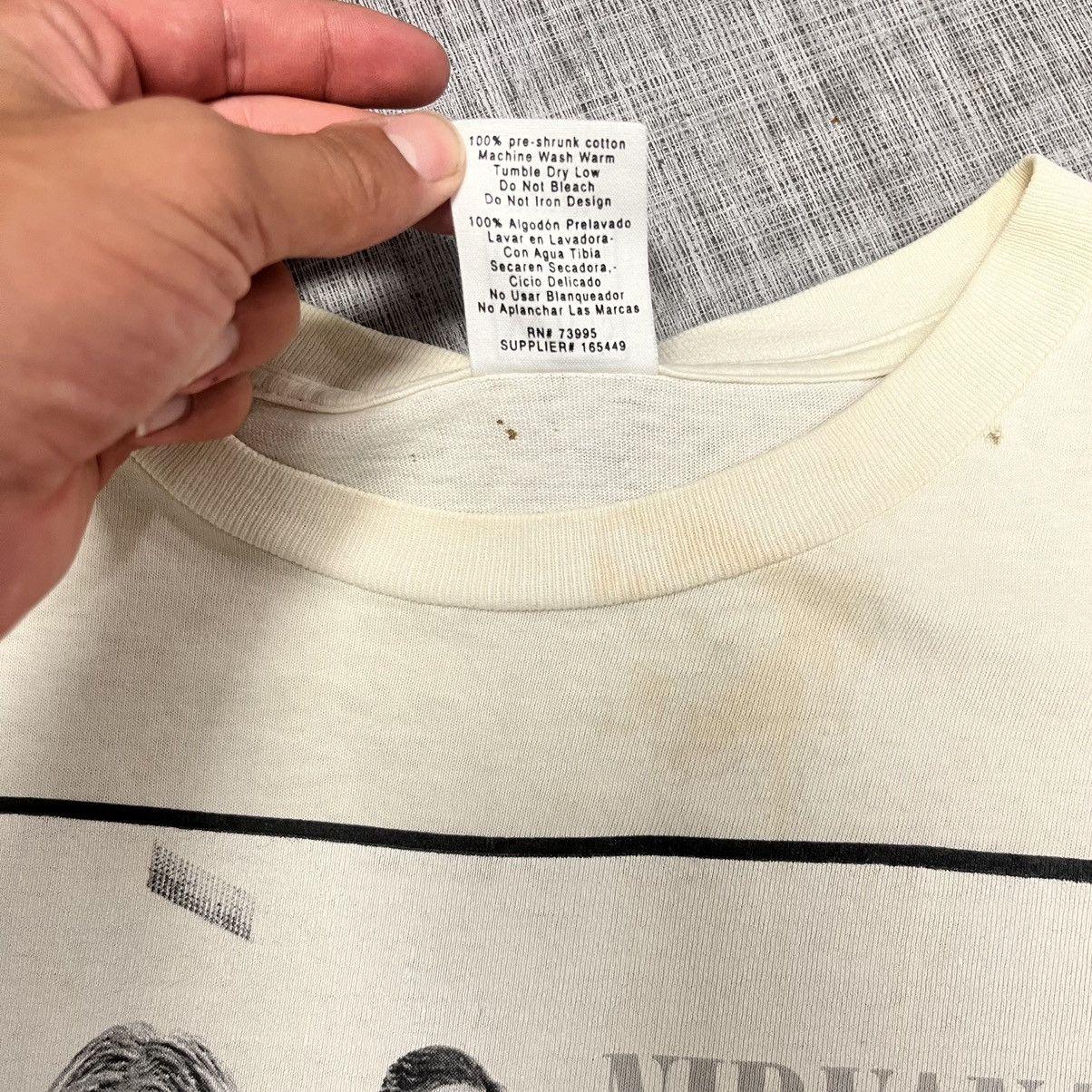Band Tees × Nirvana × Vintage VTG 1996 Nirvana Kurt Kobain Group Picture Tee Size US L / EU 52-54 / 3 - 7 Thumbnail