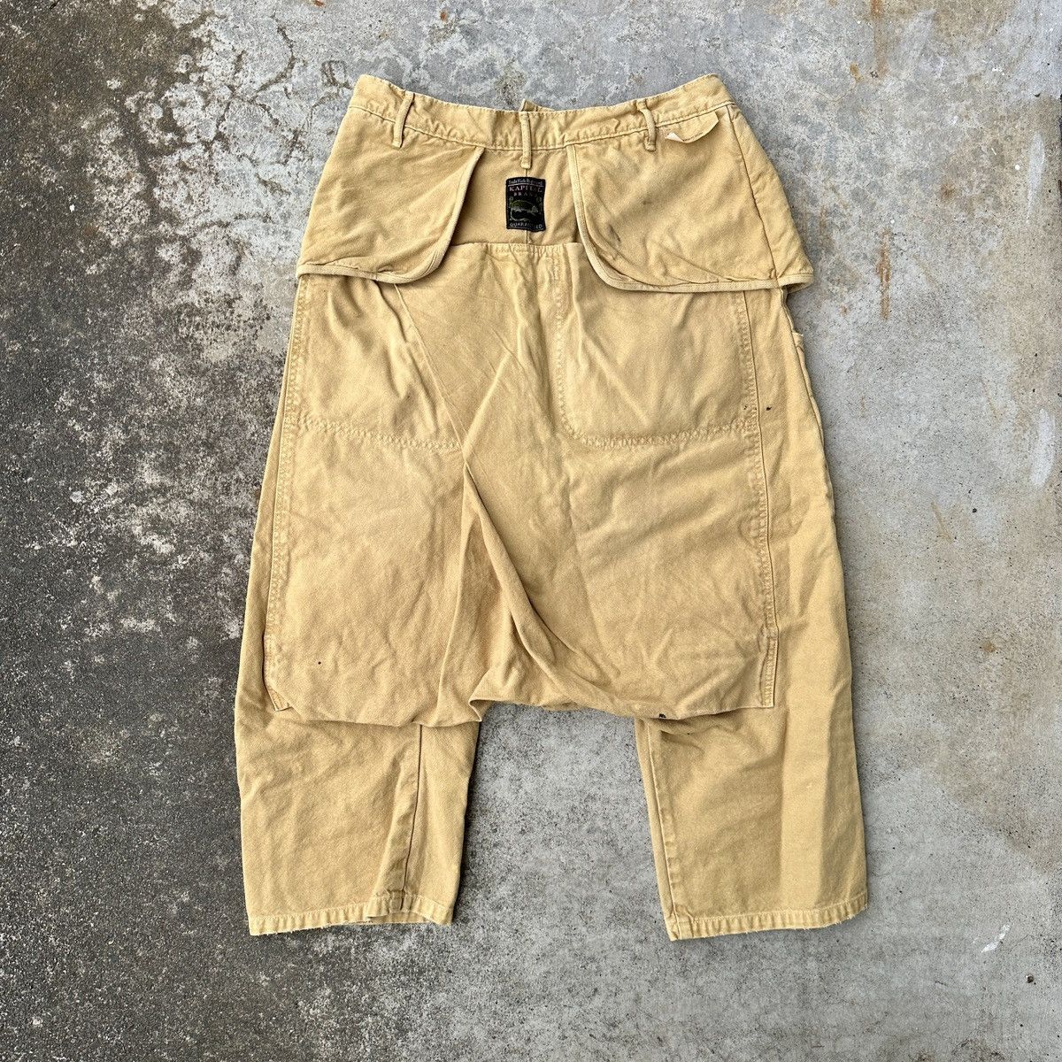 Kapital Dropped crotch sarouel rabbit military workwear pant Size US 32 / EU 48 - 2 Thumbnail