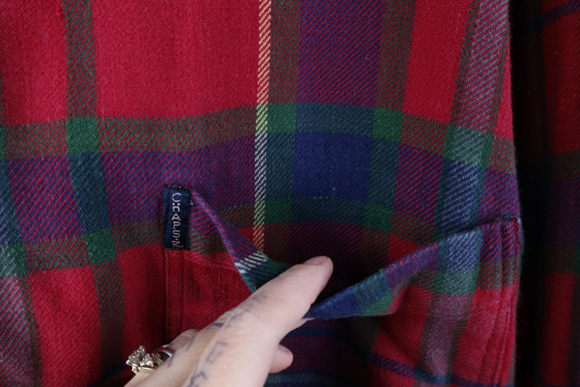 Polo Ralph Lauren Vintage 90s Chaps Ralph Lauren Heavy Flannel Button Shirt Size US L / EU 52-54 / 3 - 5 Thumbnail