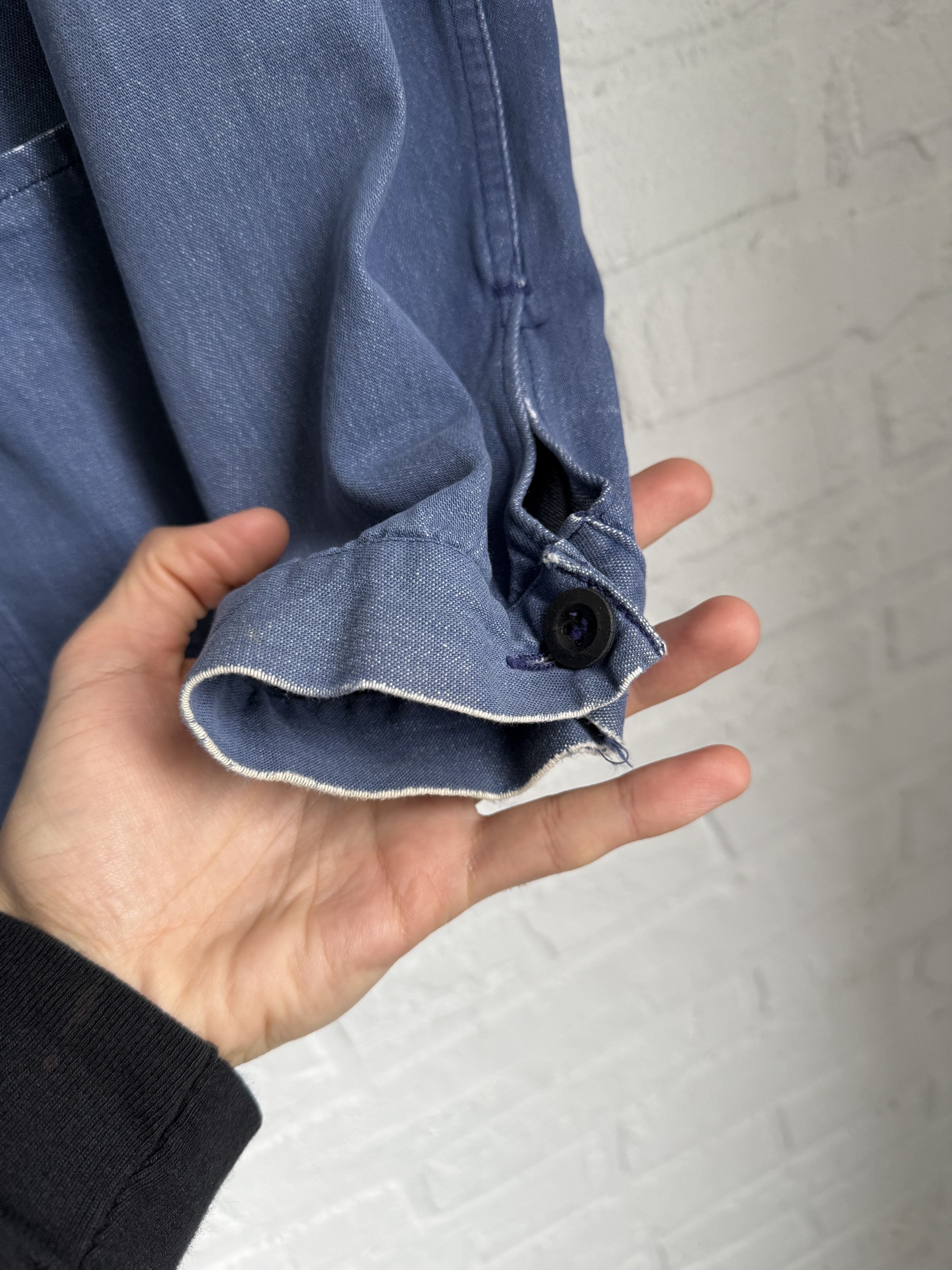 Vintage Vintage 80s French Work Denim Chore Jacket Size US M / EU 48-50 / 2 - 5 Thumbnail