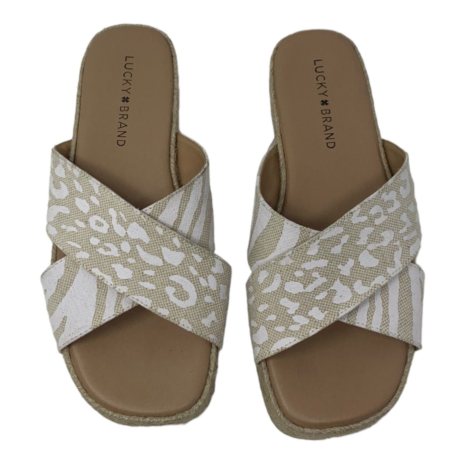 Lucky Brand Lucky Brand Gayte Espadrille Animal print sandals Sz 6.5M Size US 6.5 / IT 36.5 - 1 Thumbnail
