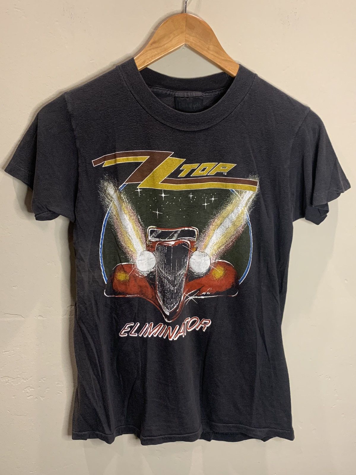 image of Band Tees x Made In USA Vintage 1983 Zz Top Eliminator Tour Art Band T-Shirt in Black (Size XS)