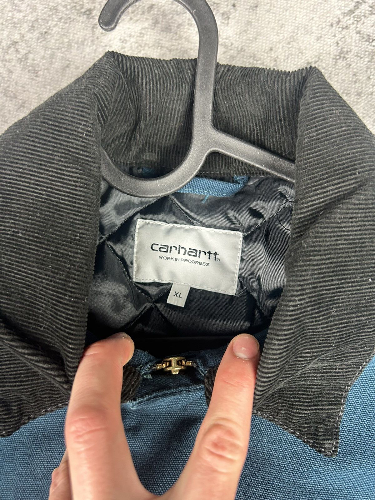 Carhartt × Vintage Rare 90sFaded Turquoise Arctic Carhartt Paded Jacket (XL) Size US XL / EU 56 / 4 - 6 Thumbnail