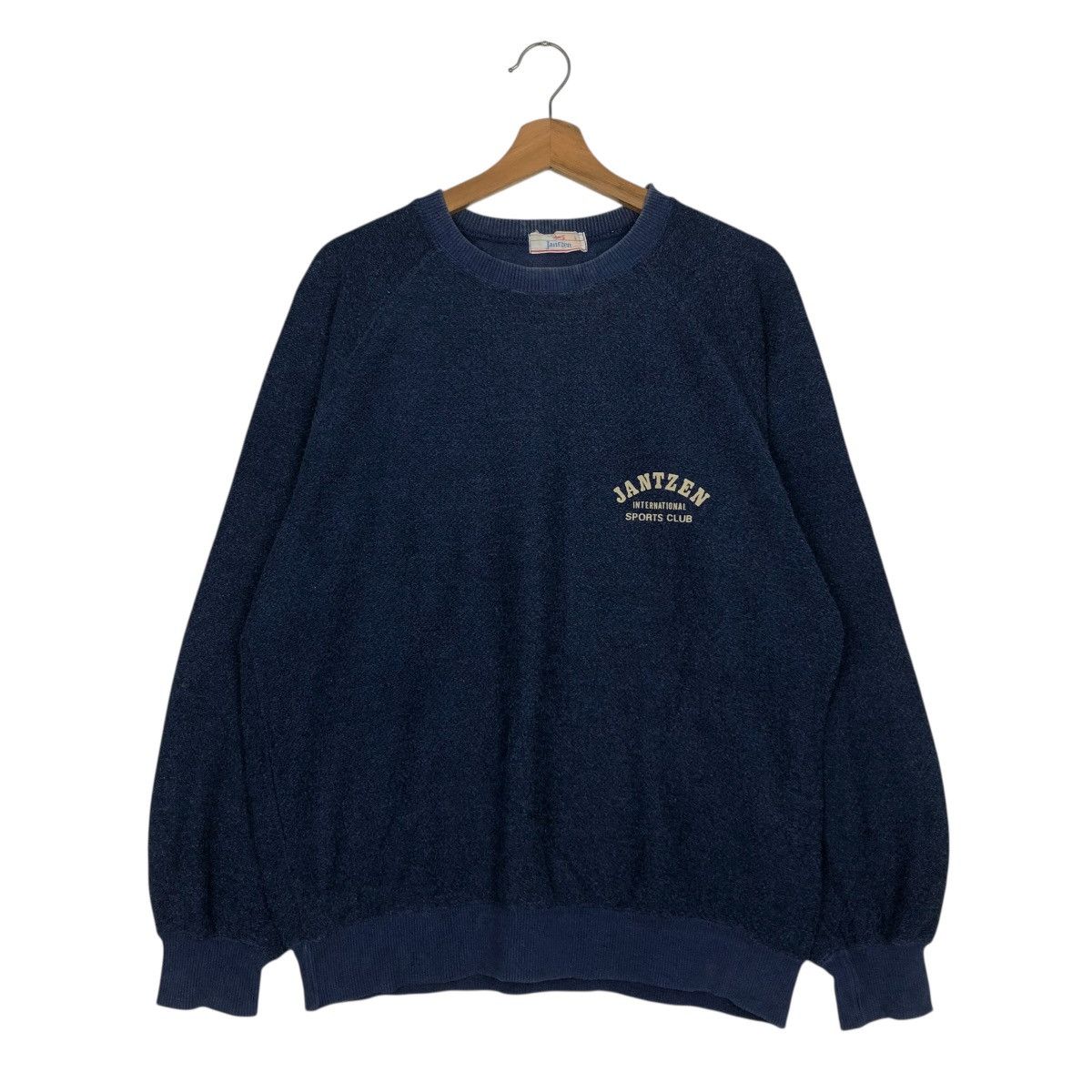 Jantzen 🔥VINTAGE TOP SWEATSHIRT CREWNECK JANTZEN SPELL OUT Size US L / EU 52-54 / 3 - 3 Thumbnail