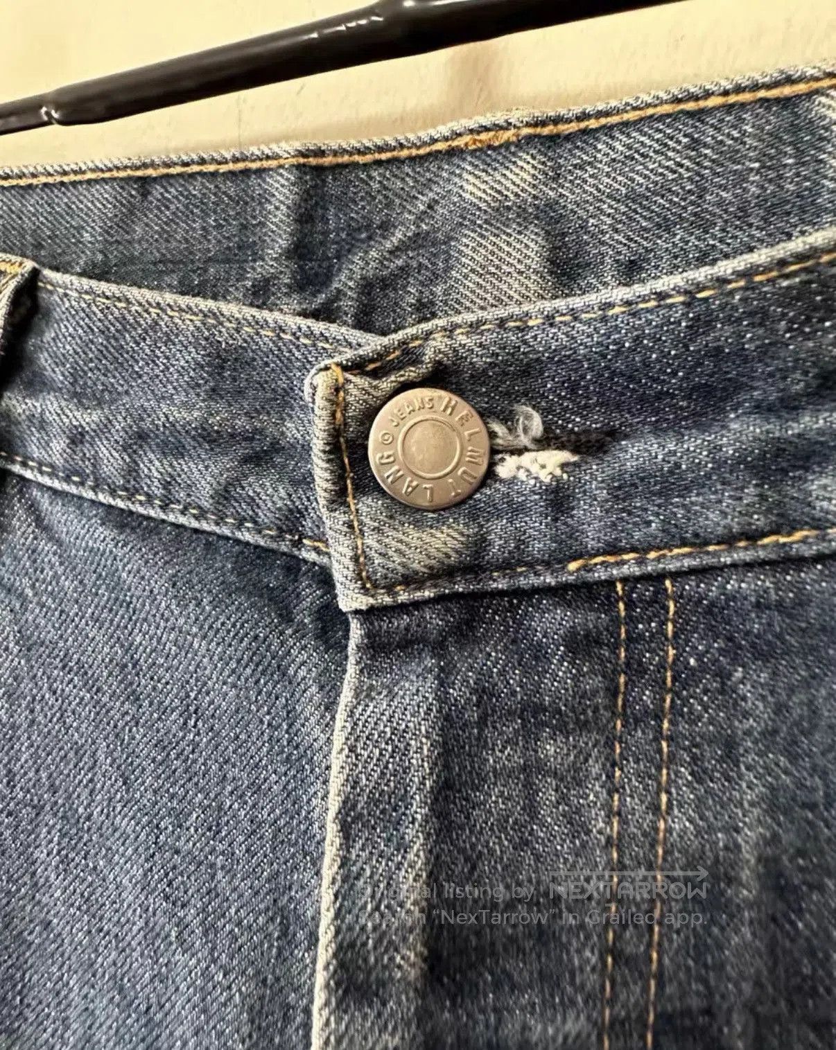 Helmut Lang Blue Denim Jeans Size 28. Size US 28 / EU 44 - 4 Thumbnail