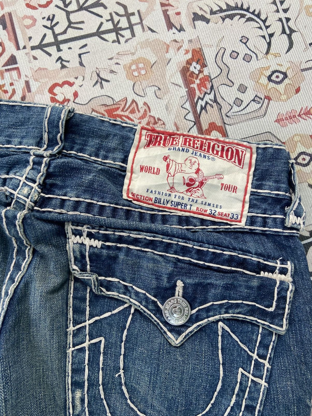 True Religion True Religion Billy Bootcut Jeans Size US 36 / EU 52 - 3 Thumbnail