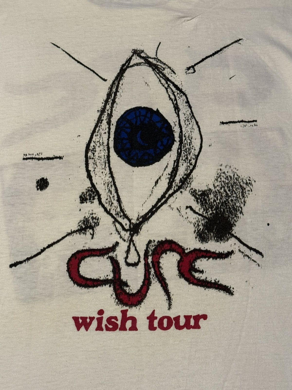 The Cure Vintage The Cure Wish Tour 1992 Graphic Band T-Shirt VNDS Size US L / EU 52-54 / 3 - 8 Thumbnail