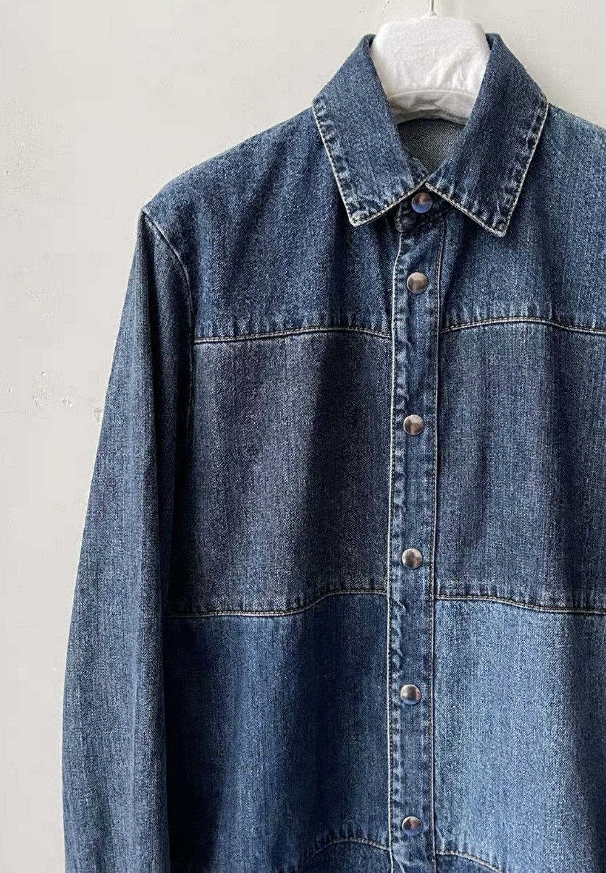 Alexander McQueen Alexander McQueen | Denim Panel Shirt Jacket Size US M / EU 48-50 / 2 - 6 Thumbnail