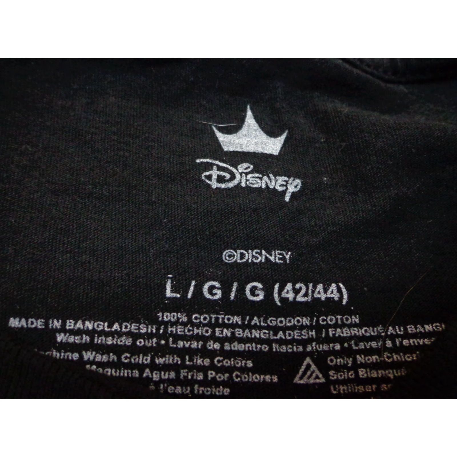Disney The Little Mermaid Shirt Mens Large Black Disney Ariel Crew Neck Short Sleeve T-Shirt Logo Cotton Disney Mermaid Size US L / EU 52-54 / 3 - 3 Thumbnail