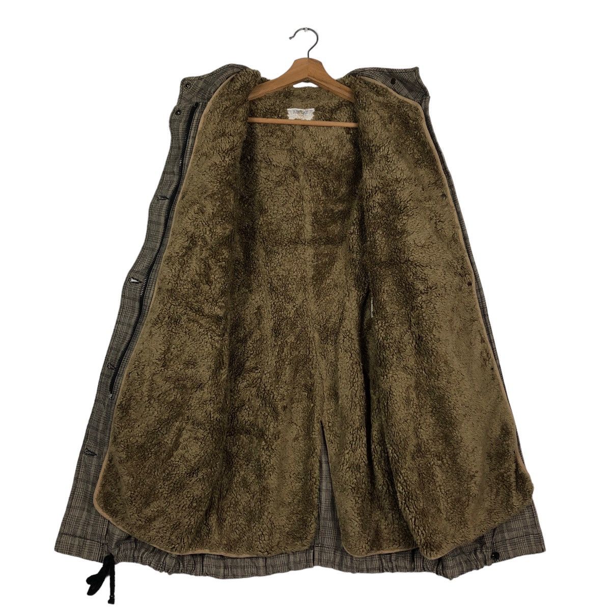 Japanese Brand 📌VINTAGE LONG JACKET SHEARLING FUR LINING BIKER REPLAY Size US XS / EU 42 / 0 - 15 Thumbnail