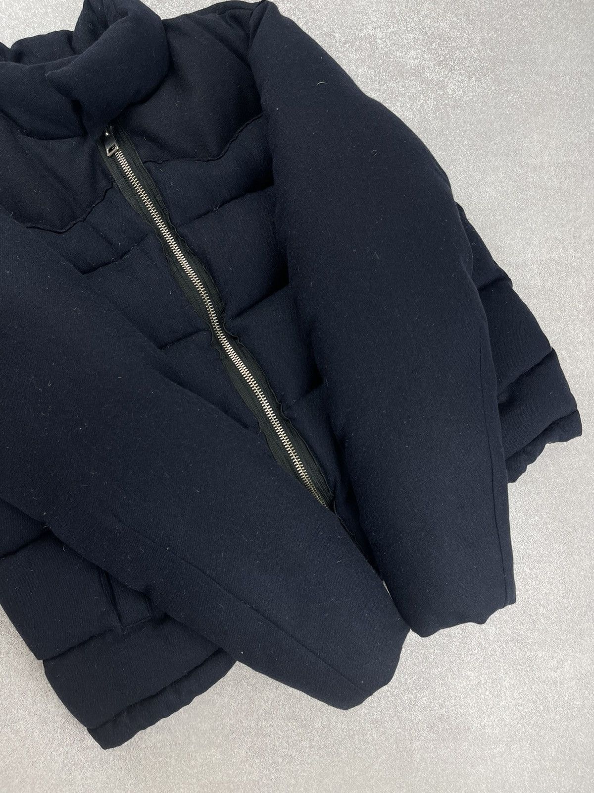 AMI AMI Alexandre Mattiussi Wool Down Jacket Navy Blue Size XL Size US XL / EU 56 / 4 - 12 Thumbnail