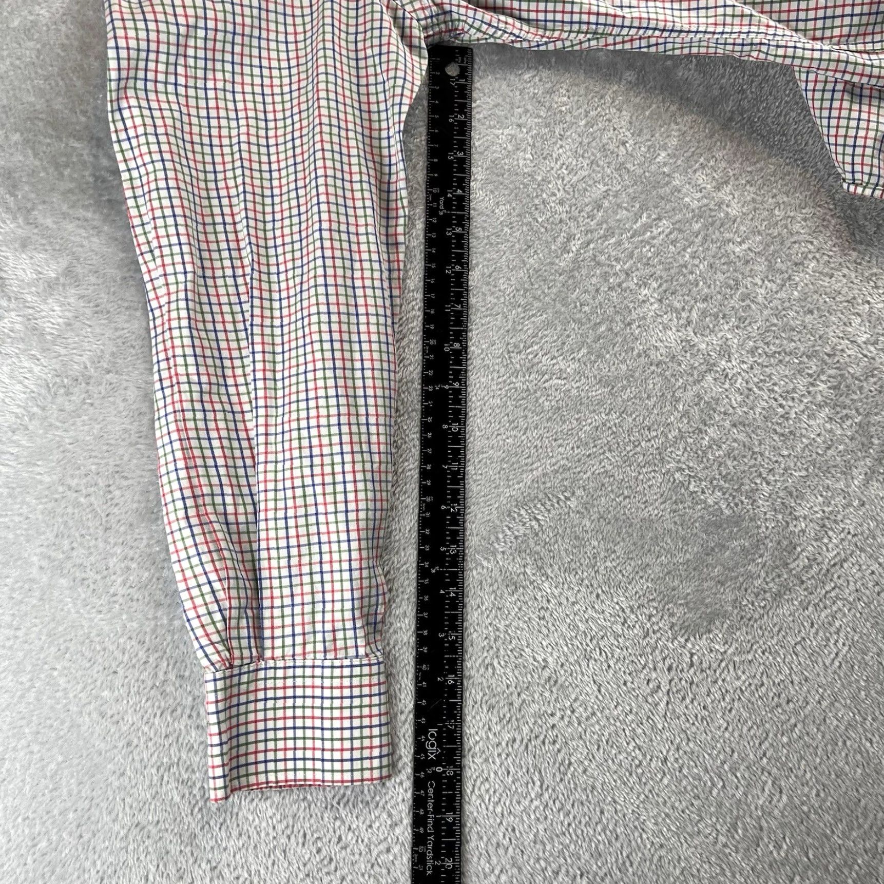 Peter Millar Peter Millar Mens Plaid Button-Up Shirt M White Check Long Sleeve LS Button-Up Pocket Preppy All Seasons Regular Mens Size US M / EU 48-50 / 2 - 6 Thumbnail