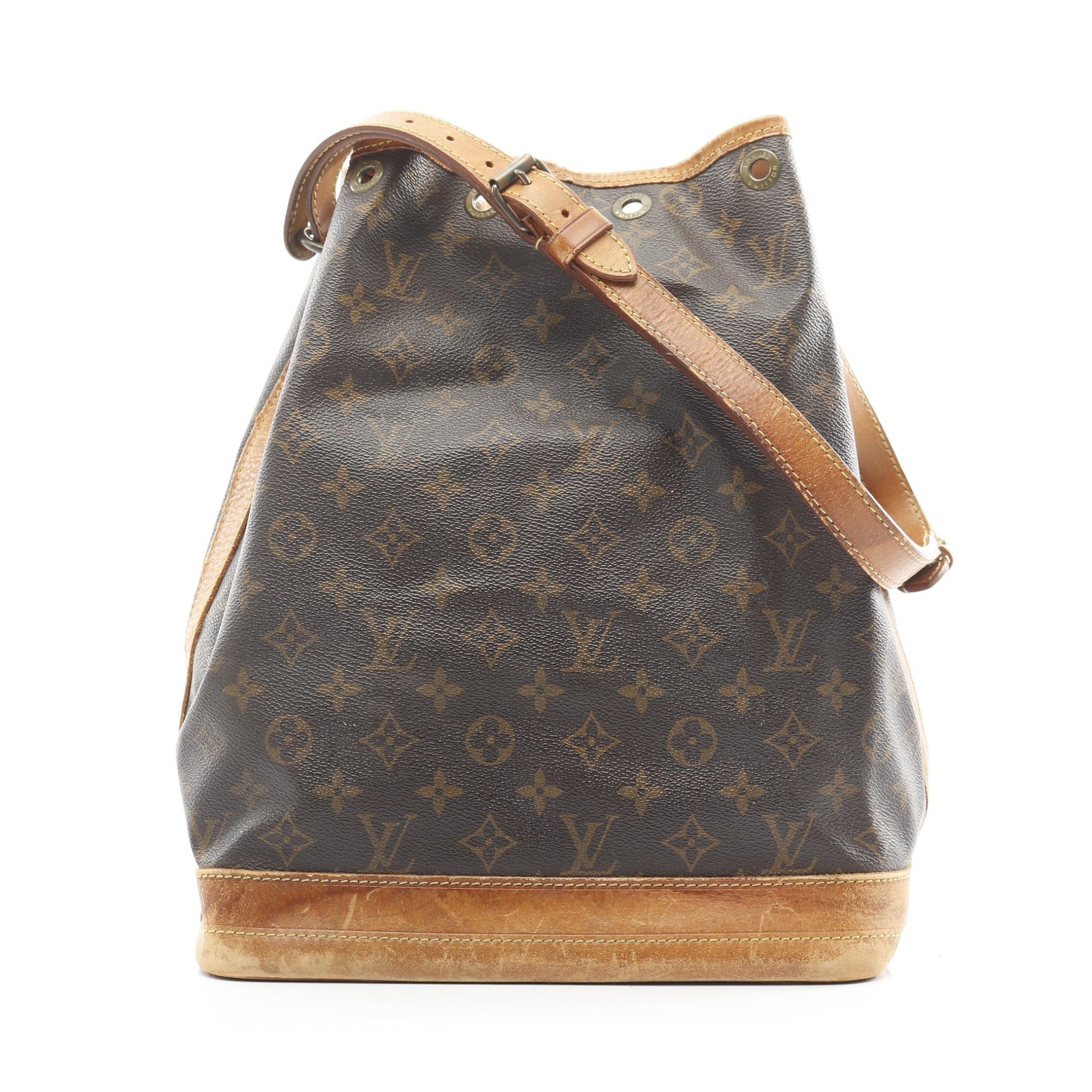 Louis Vuitton Louis Vuitton Noe Monogram Shoulder Bag Leather Brown Size ONE SIZE - 1 Thumbnail