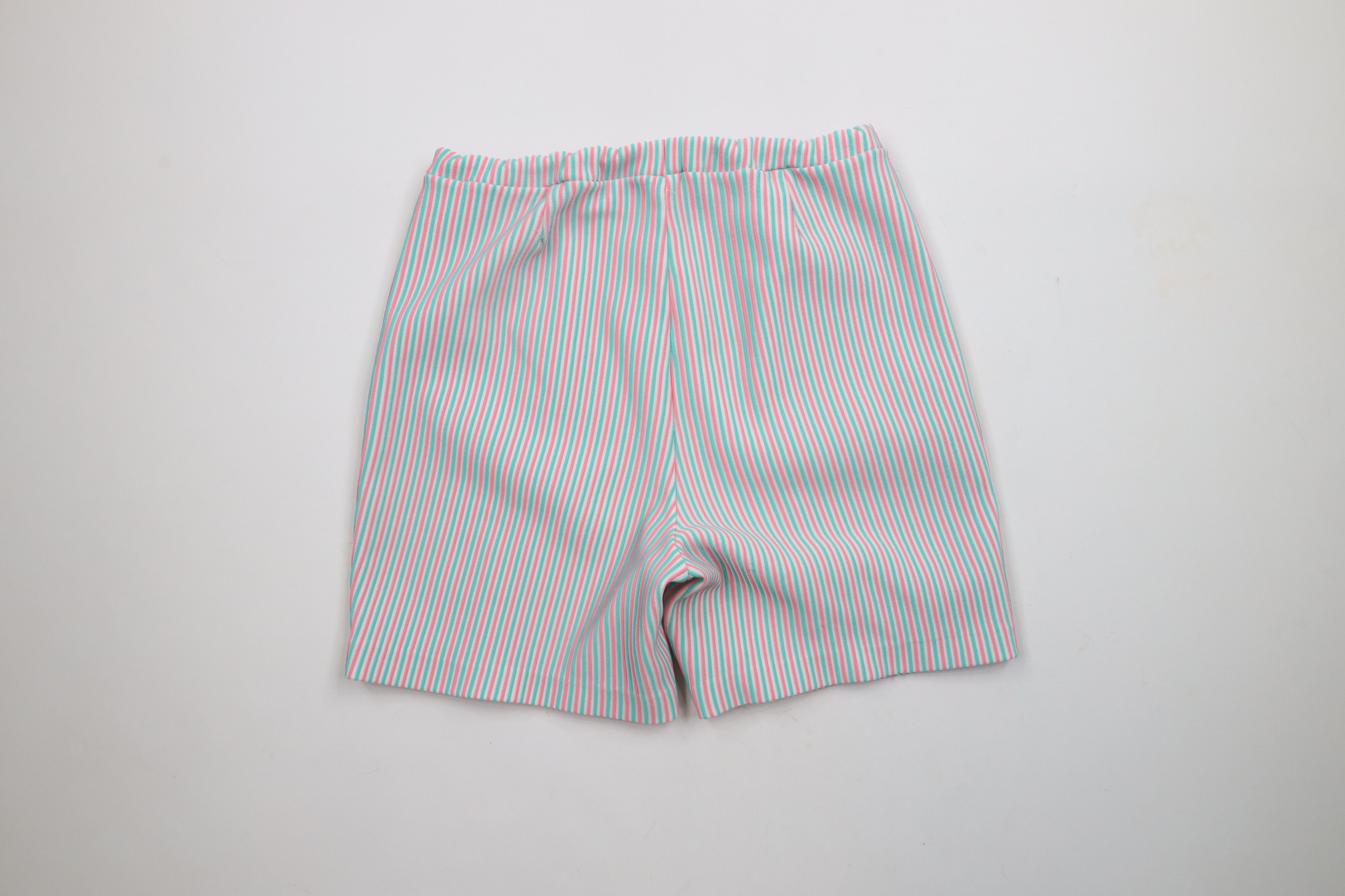 Vintage Vintage 60s 70s Streetwear Ribbed Knit Above Knee Shorts USA Size 34" / US 12 / IT 48 - 5 Thumbnail