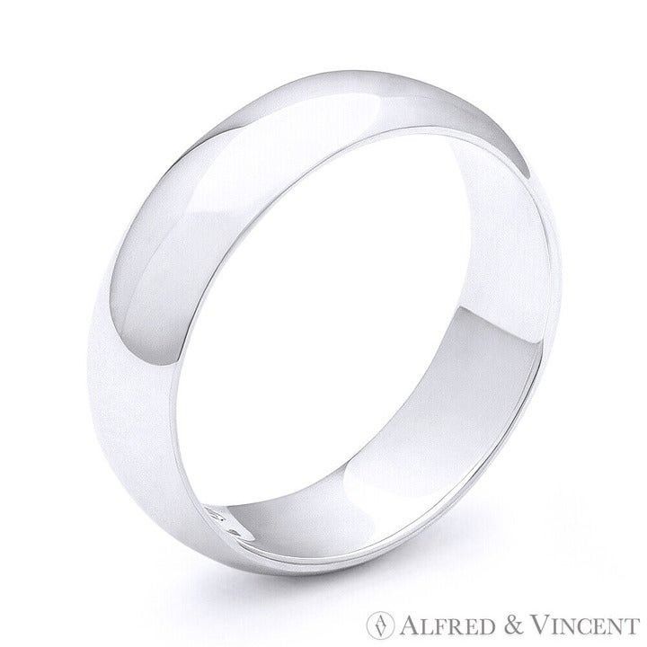 Other 7mm Plain Dome Wedding Band in .925 Sterling Silver Size 7 Size ONE SIZE - 1 Preview