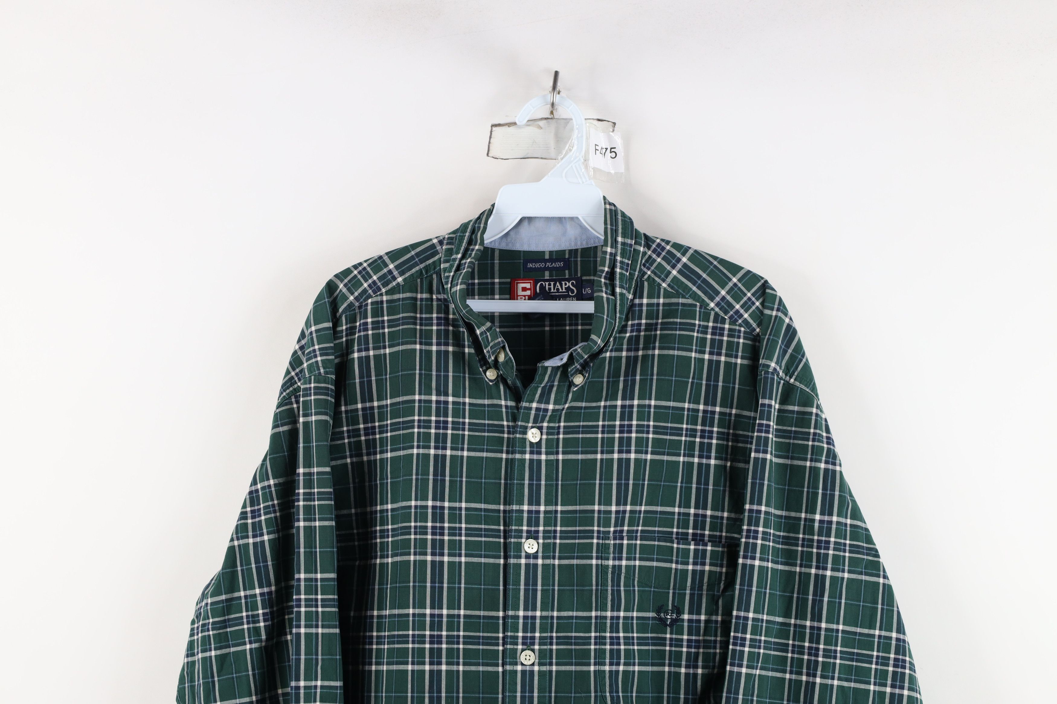 Ralph Lauren Vintage 90s Chaps Ralph Lauren Collared Button Down Shirt Size US L / EU 52-54 / 3 - 2 Thumbnail