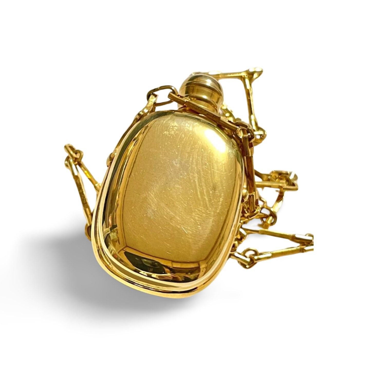 Gucci Vintage Gucci golden perfume bottle necklace with logo mark Size ONE SIZE - 8 Thumbnail