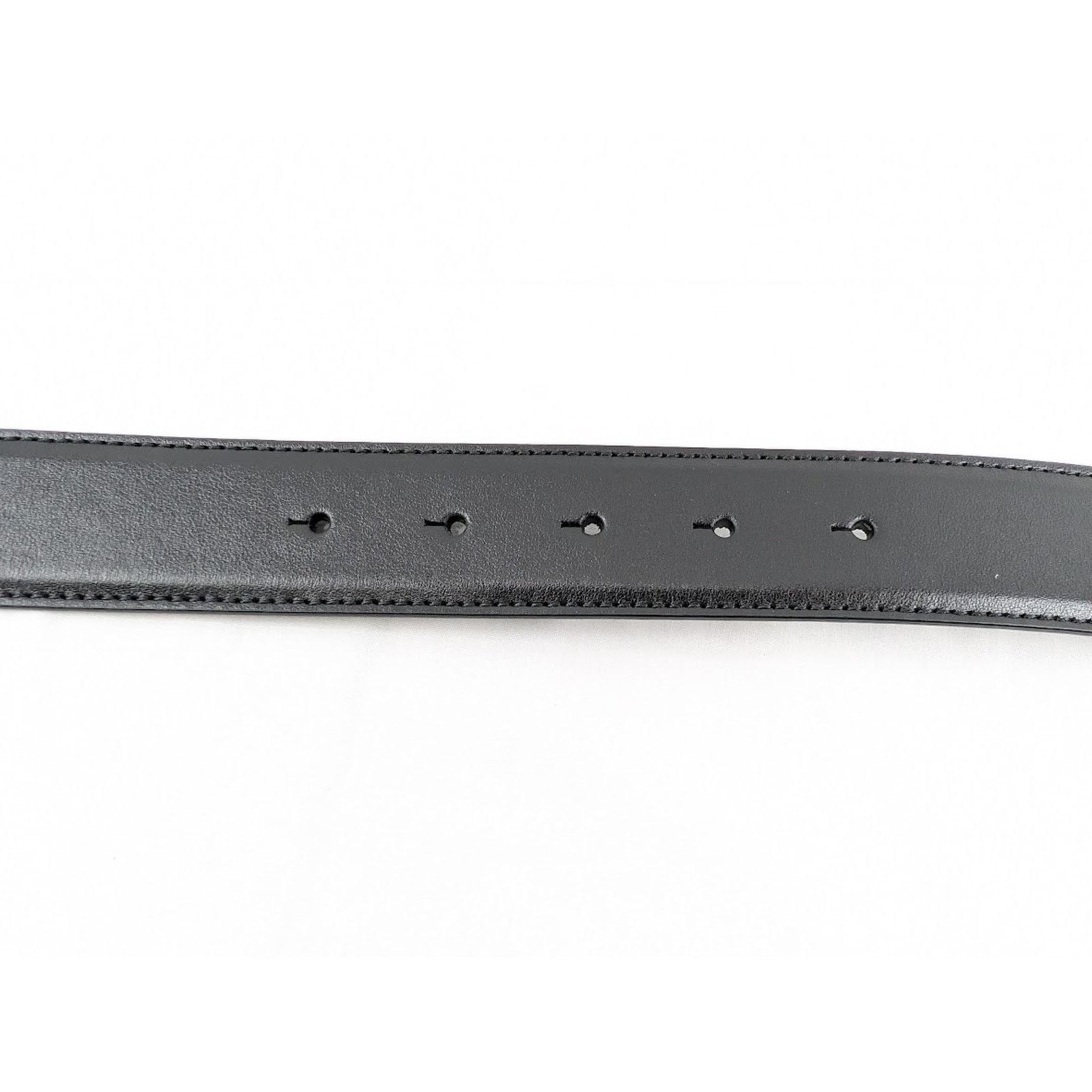 Balenciaga o1rshd1 Size:110 / BB Hourglass Large Belt Black/Green Size 42 - 11 Thumbnail