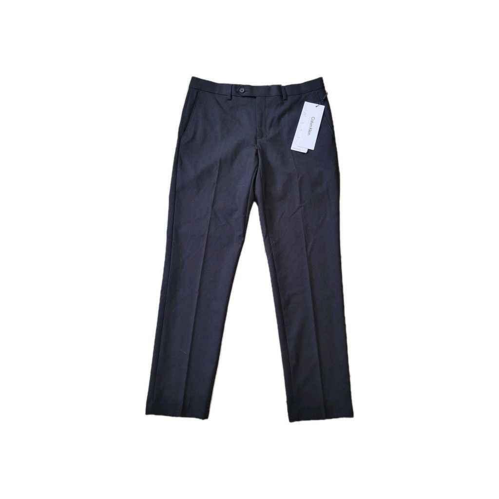 Calvin Klein Calvin Klein Men's Skinny-Fit Wrinkle Resistant Pants 33/30 Size US 33 - 2 Thumbnail